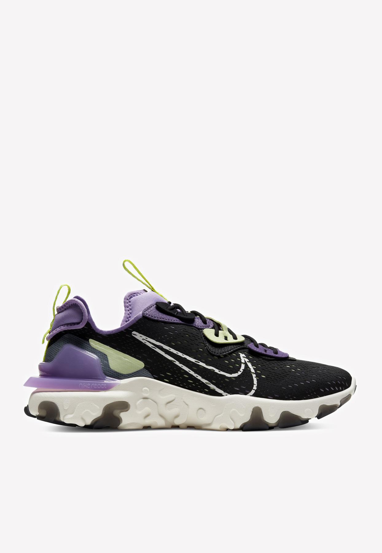 nike react vision black trainers