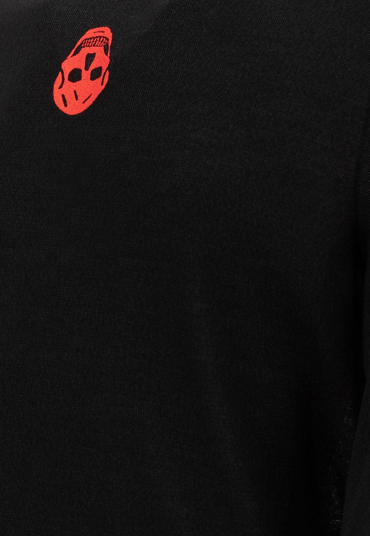 McQueen Inverted Skull Sweatshirt in Black for Men | Lyst