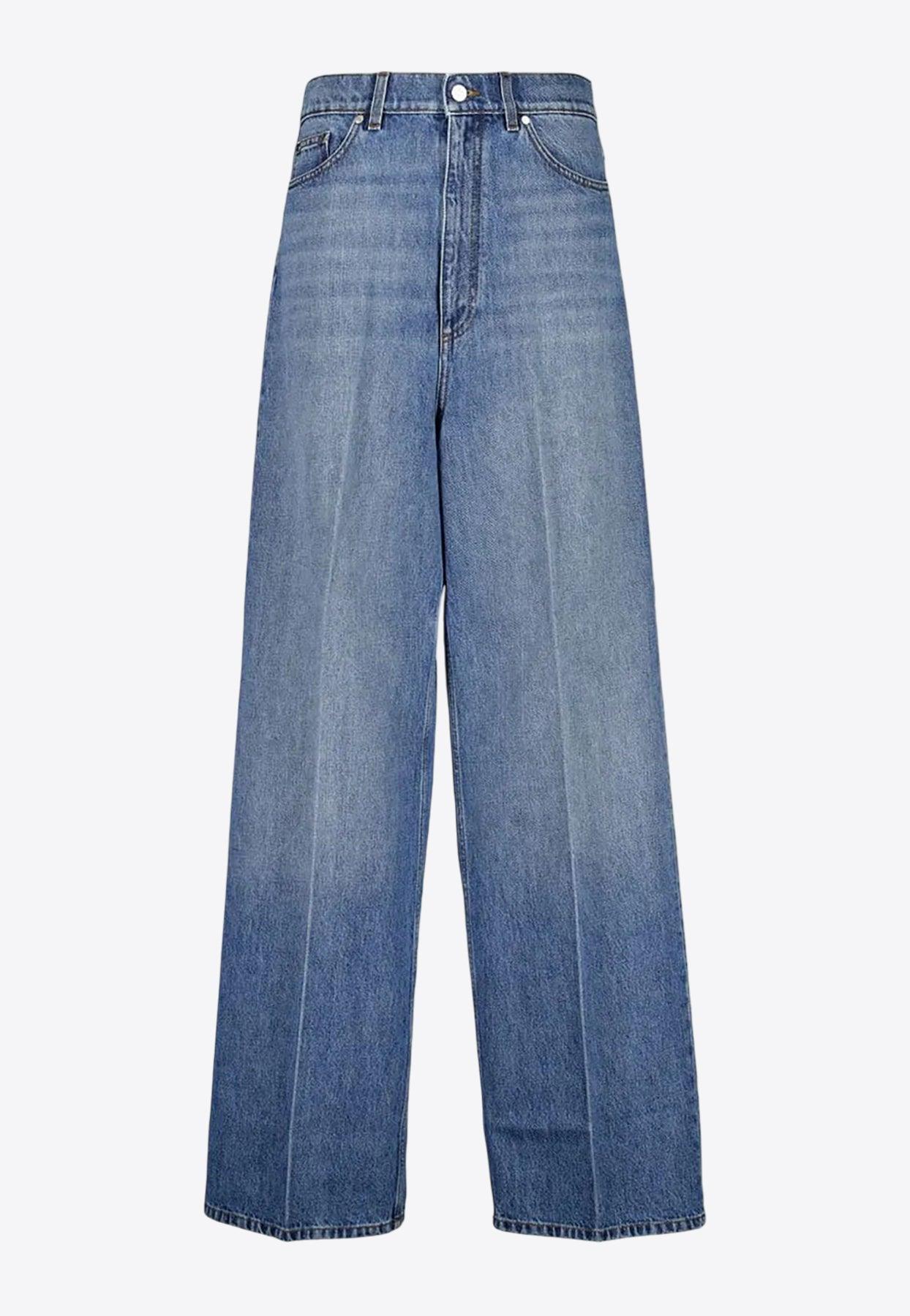 Stella McCartney Wide-leg jeans for Women | Online Sale up Stella McCartney Wide-leg jeans for Women | Online Sale up