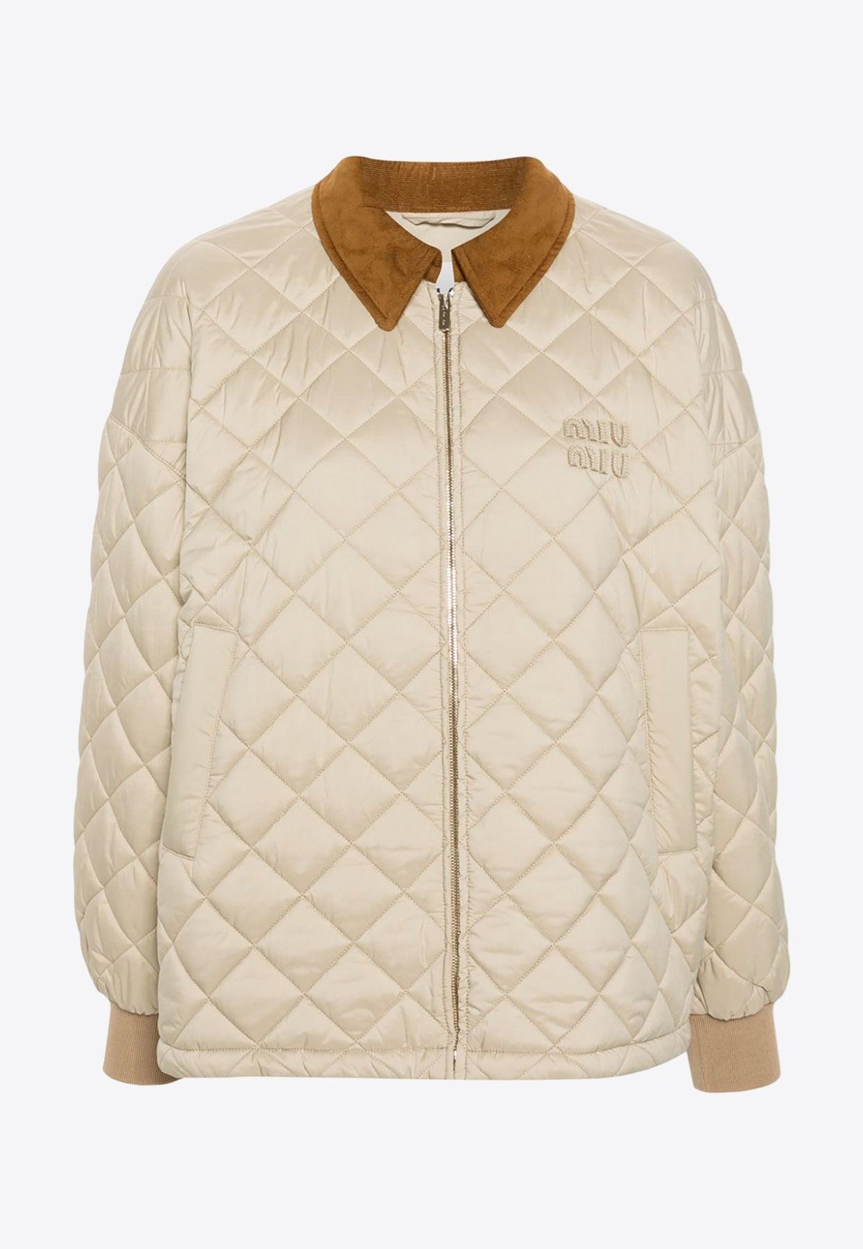 ジャケット MIU MIU Panama jacket with Miu Miu patch Panama jacket with Miu Miu patch – Choosh