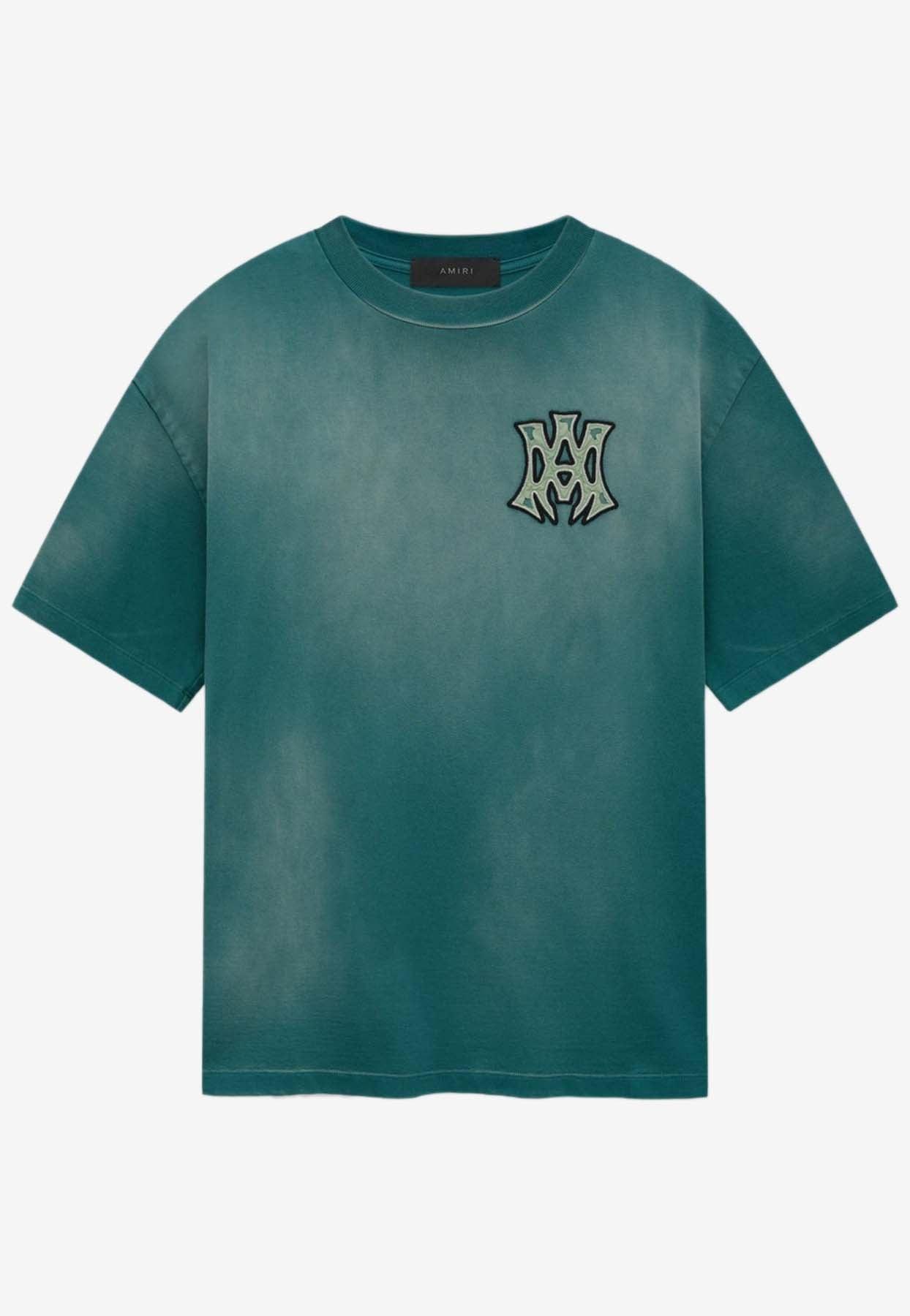 Amiri Hollywood Oversized Logo T-Shirt in Green for Men | Lyst