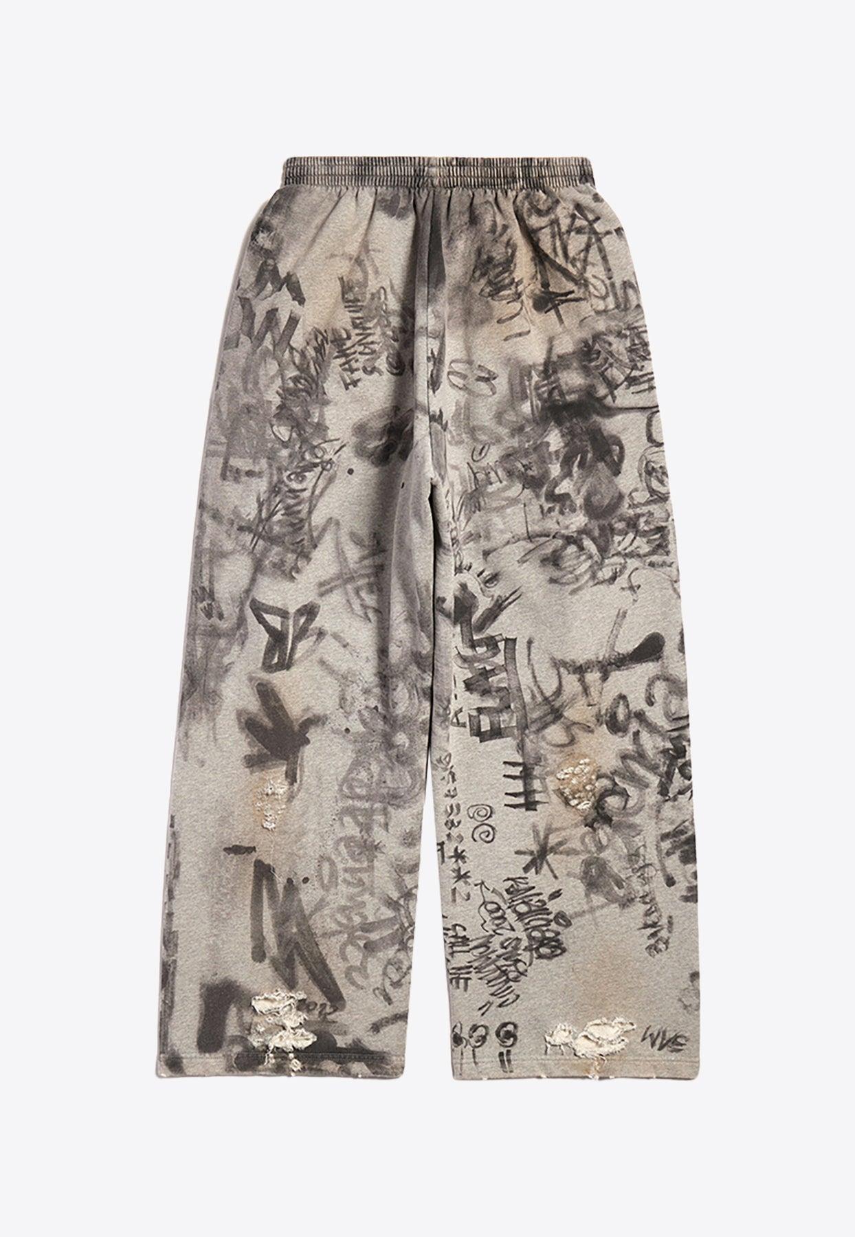 Balenciaga Skater Baggy Sweatpants in White for Men | Lyst Balenciaga Skater Baggy Sweatpants in White for Men | Lyst