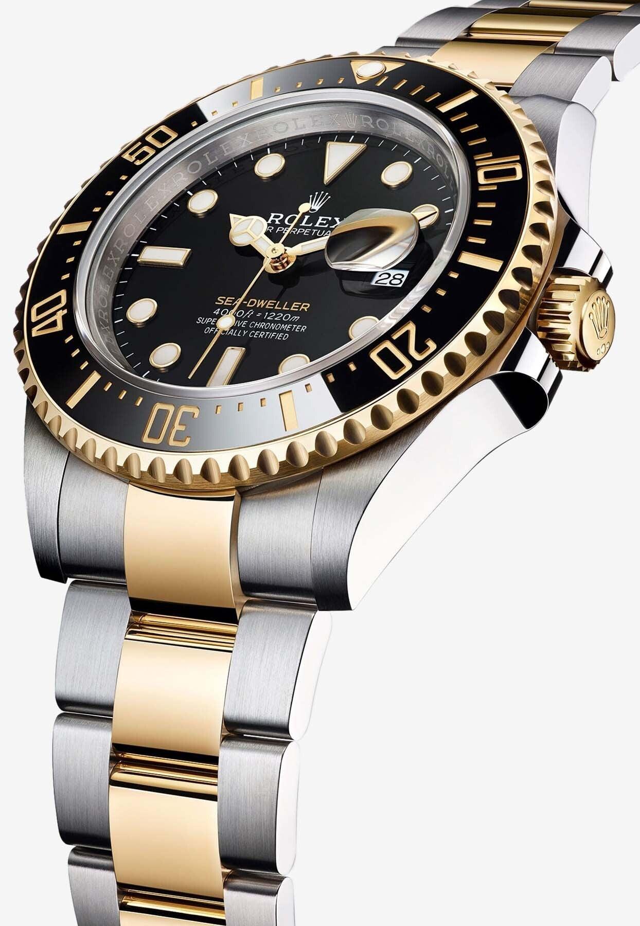 pære Ekspedient skab Rolex Oyster Perpetual Sea-dweller 43 Watch In Oystersteel And Yellow Gold  | Lyst
