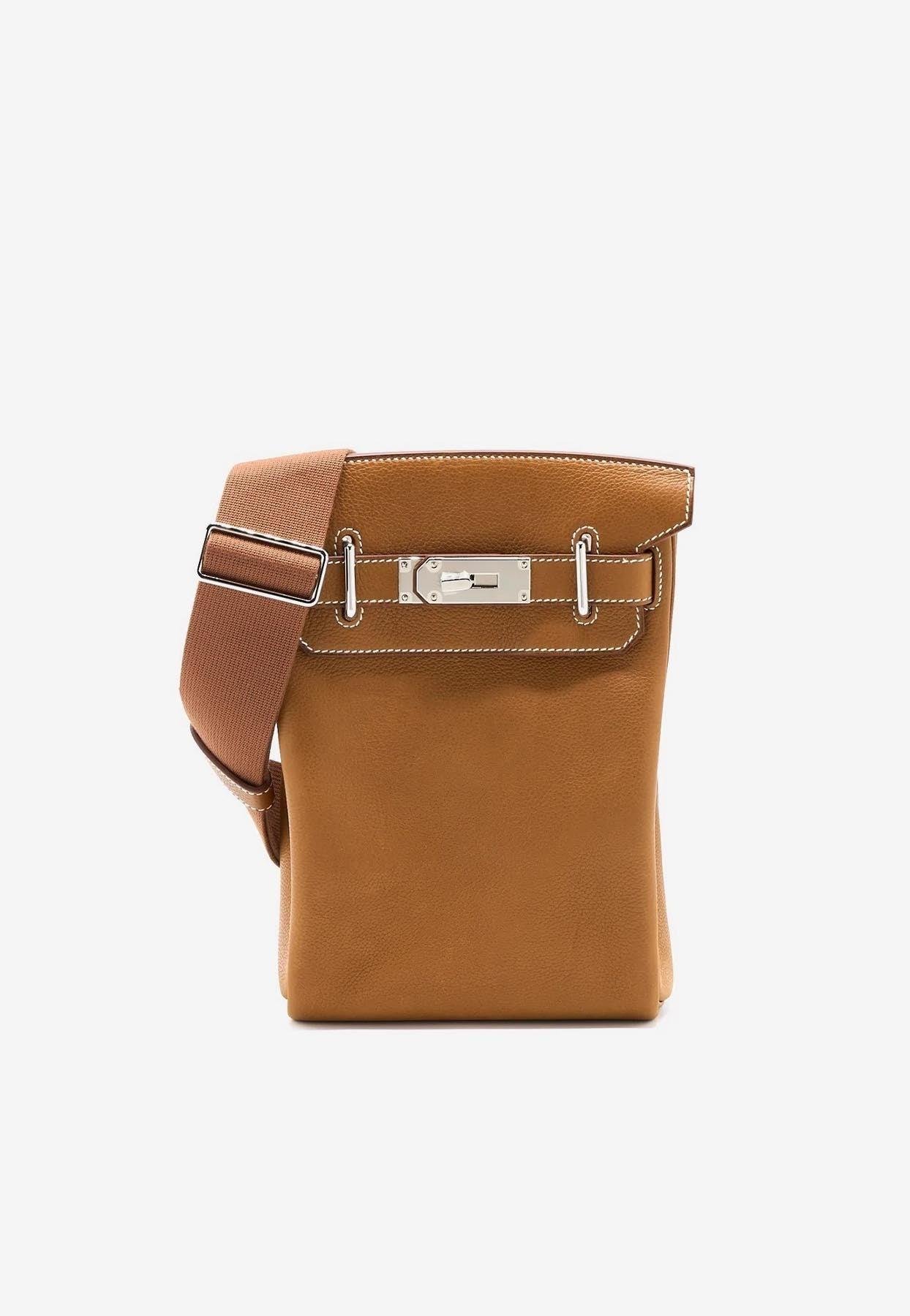 Hermès Hac A Dos Pm Backpack In Fauve Barenia Faubourg With