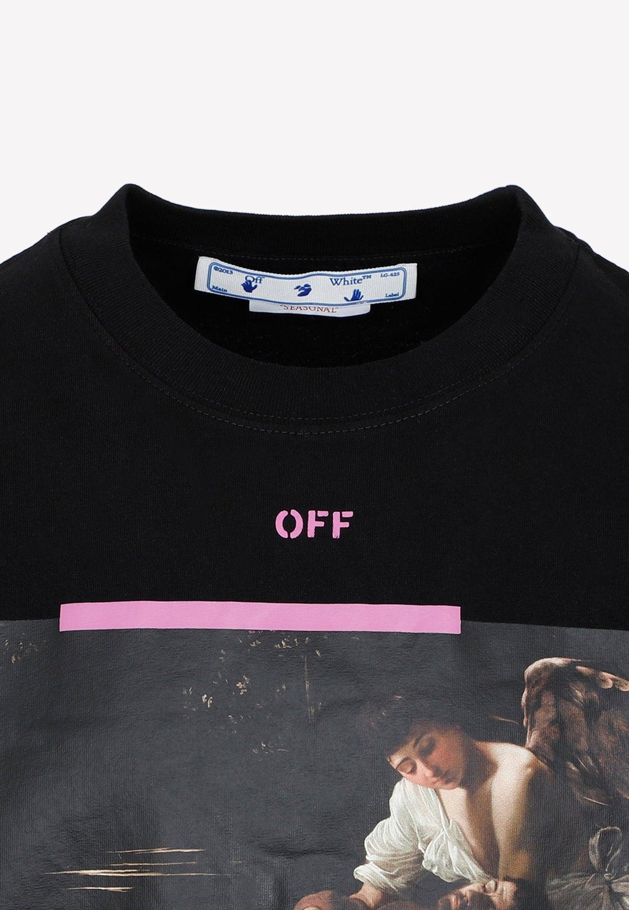 Off-White Caravaggio-print T-shirt - Farfetch