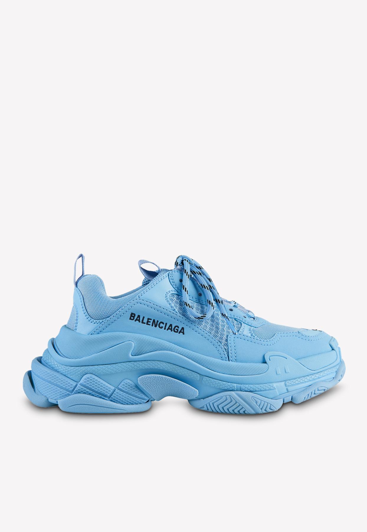 Balenciaga Triple S Sneaker in Blue | Lyst