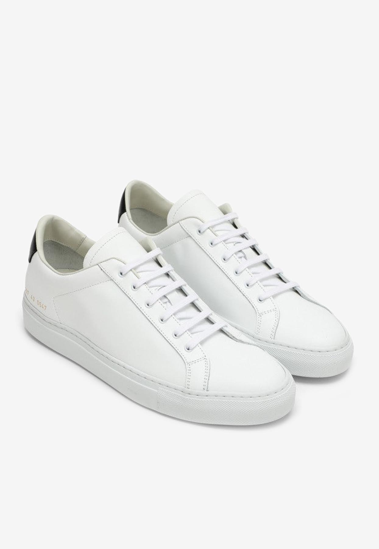 Common Projects 2367 Retro Low White/black for Men | Lyst
