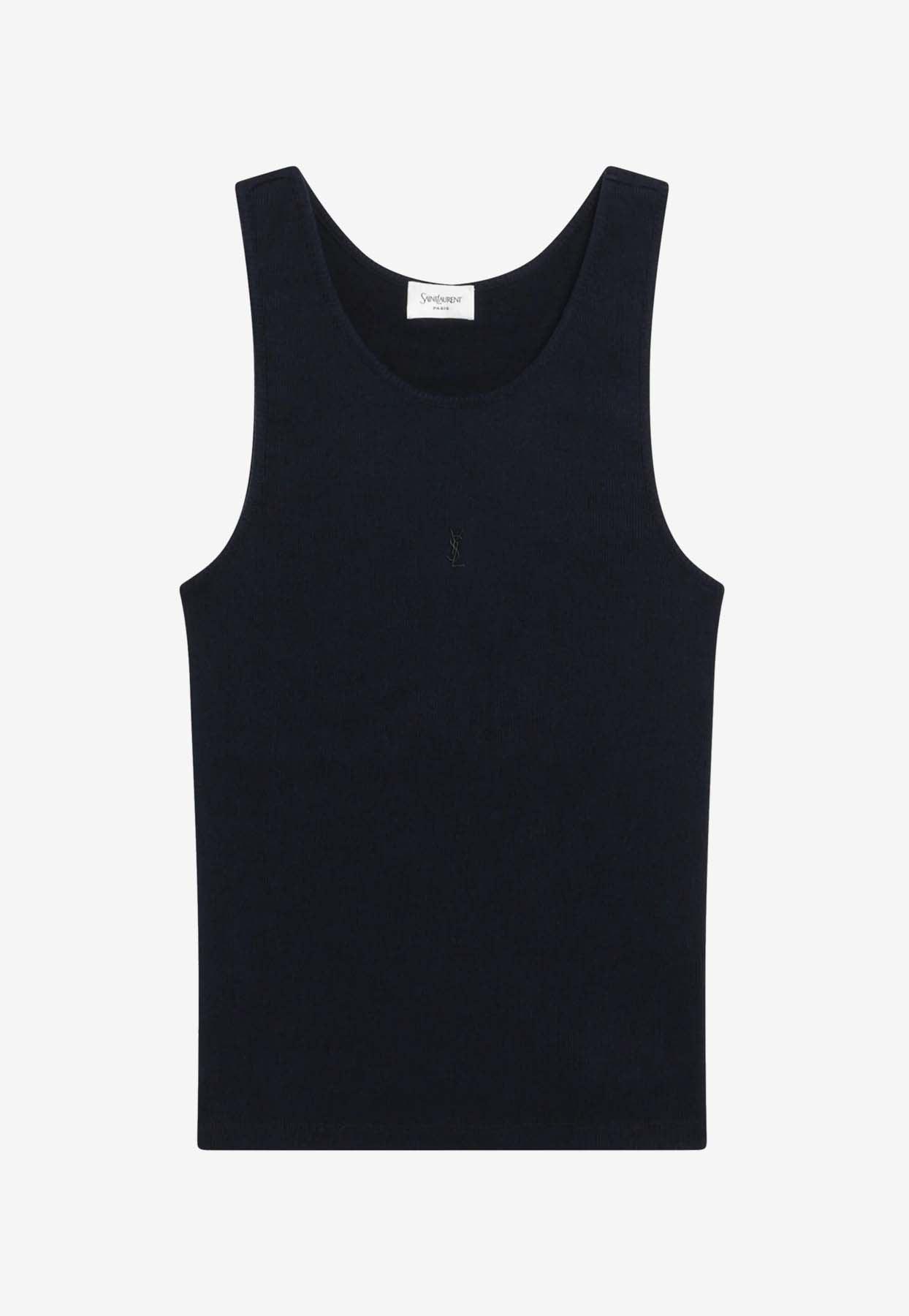 Women's Saint Laurent Sleeveless and tank tops | Lyst