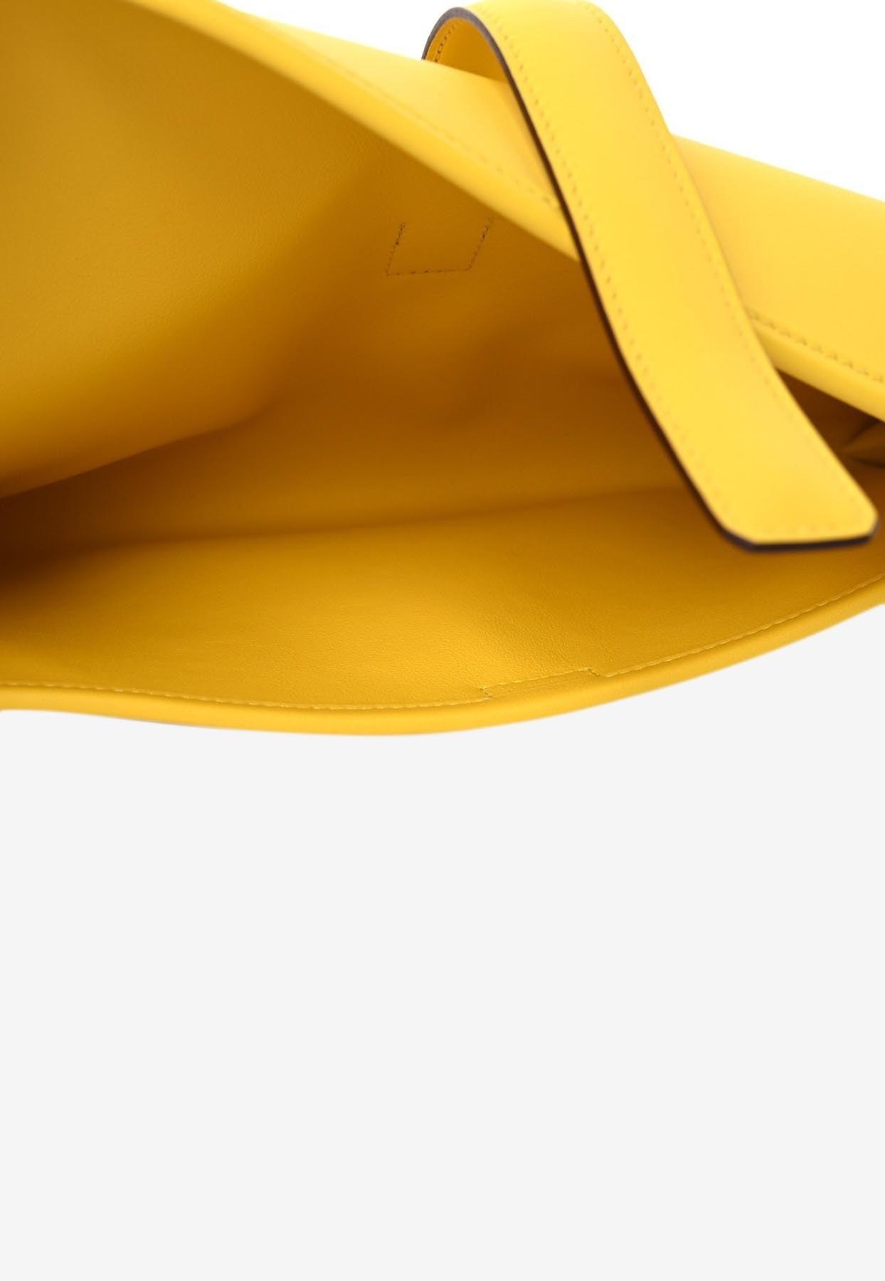 Hermès Jige Elan 29 Clutch In Jaune De Naples Swift in Yellow