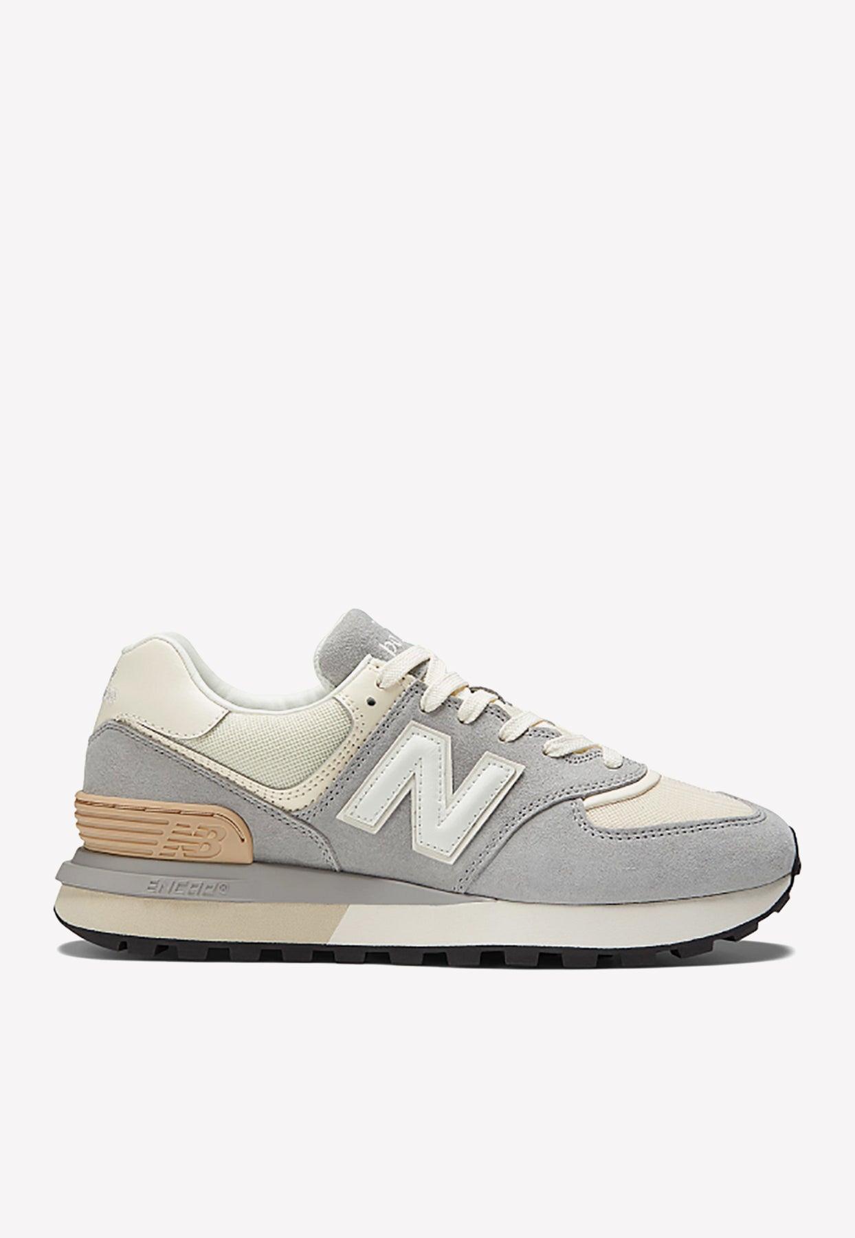New Balance 574 Legacy Low-top Sneakers In Team Away Gray With Angora in  White | Lyst