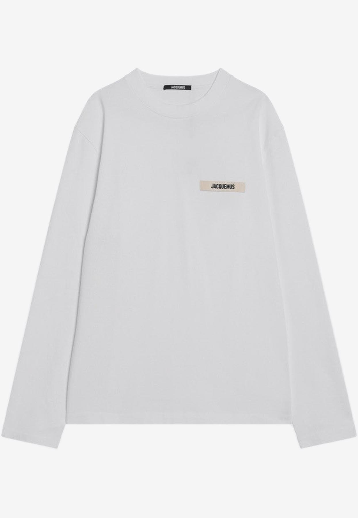 送料関税込 ◆ Jacquemus◆THE GROSGRAIN LONG-SLEEVED SHIRT Jacquemus Grosgrain Logo Long Sleeve T-Shirt Black | END. (US)