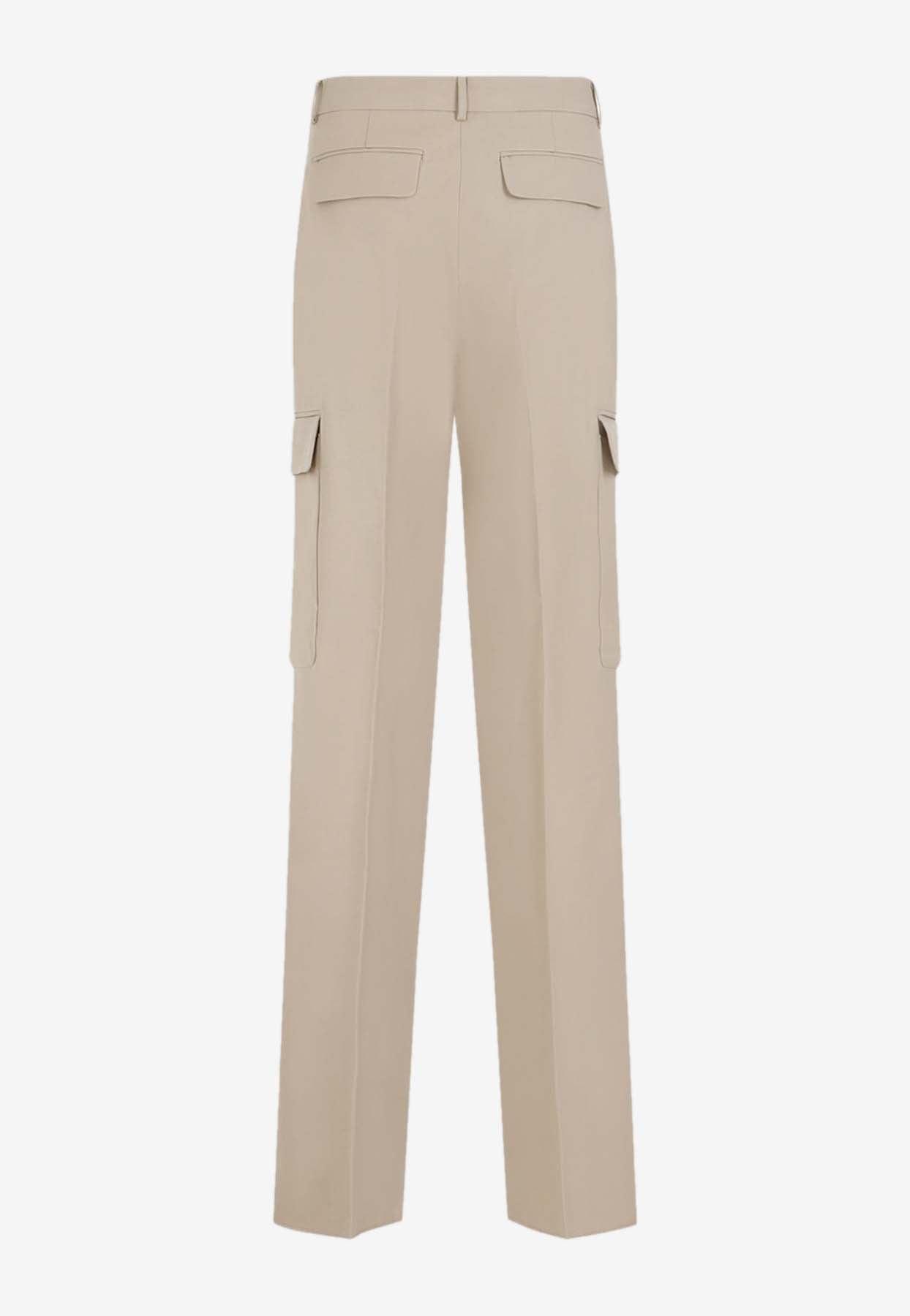 Women's Adjustable Satin Cargo Pants by Simone Rocha