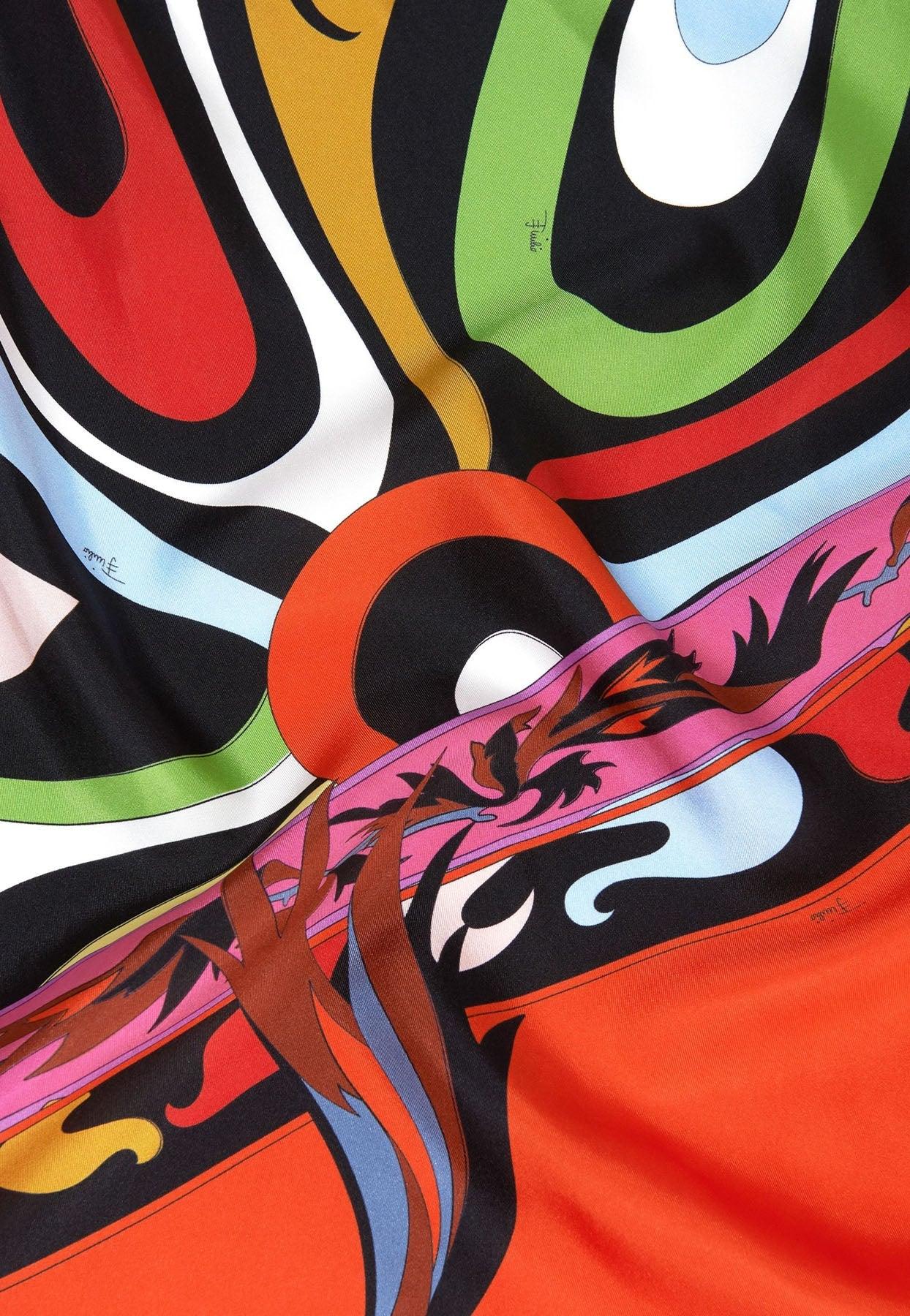Marmo silk twill scarf in multicoloured - Pucci