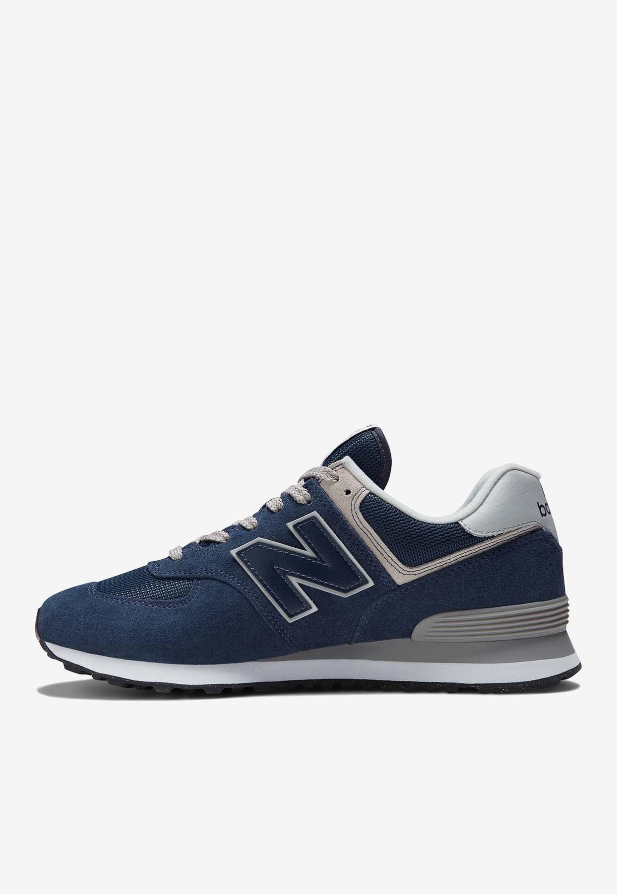 New Balance 574 Core Low-top Sneakers In Navy With White in Blue for Men |  Lyst