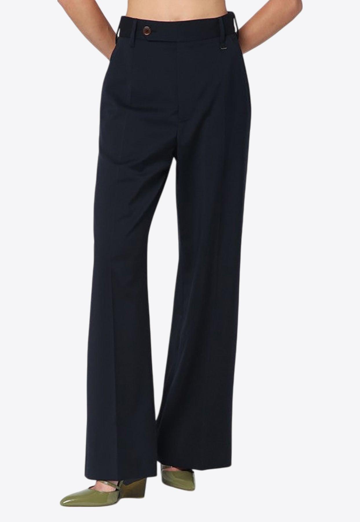 パンツ VIVIENNE WESTWOOD Women Straight Pants 1902002BW014I K306 BL Vivienne Westwood Alien straight-leg Trousers | Red