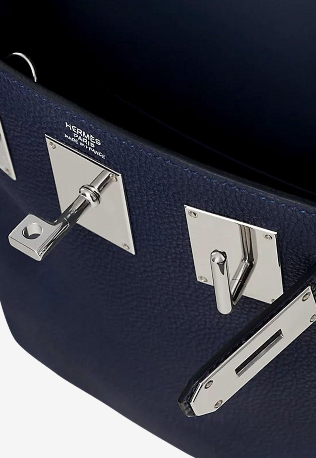 HERMÈS Hac a Dos PM backpack in Blue Night Togo leather with Palladium  hardware-Ginza Xiaoma – Authentic Hermès Boutique