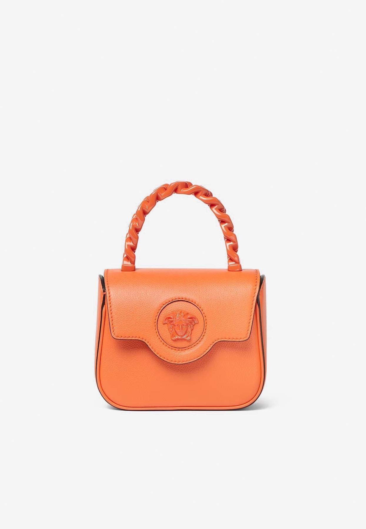 Versace Mini Medusa Crossbody Bag in Orange Lyst