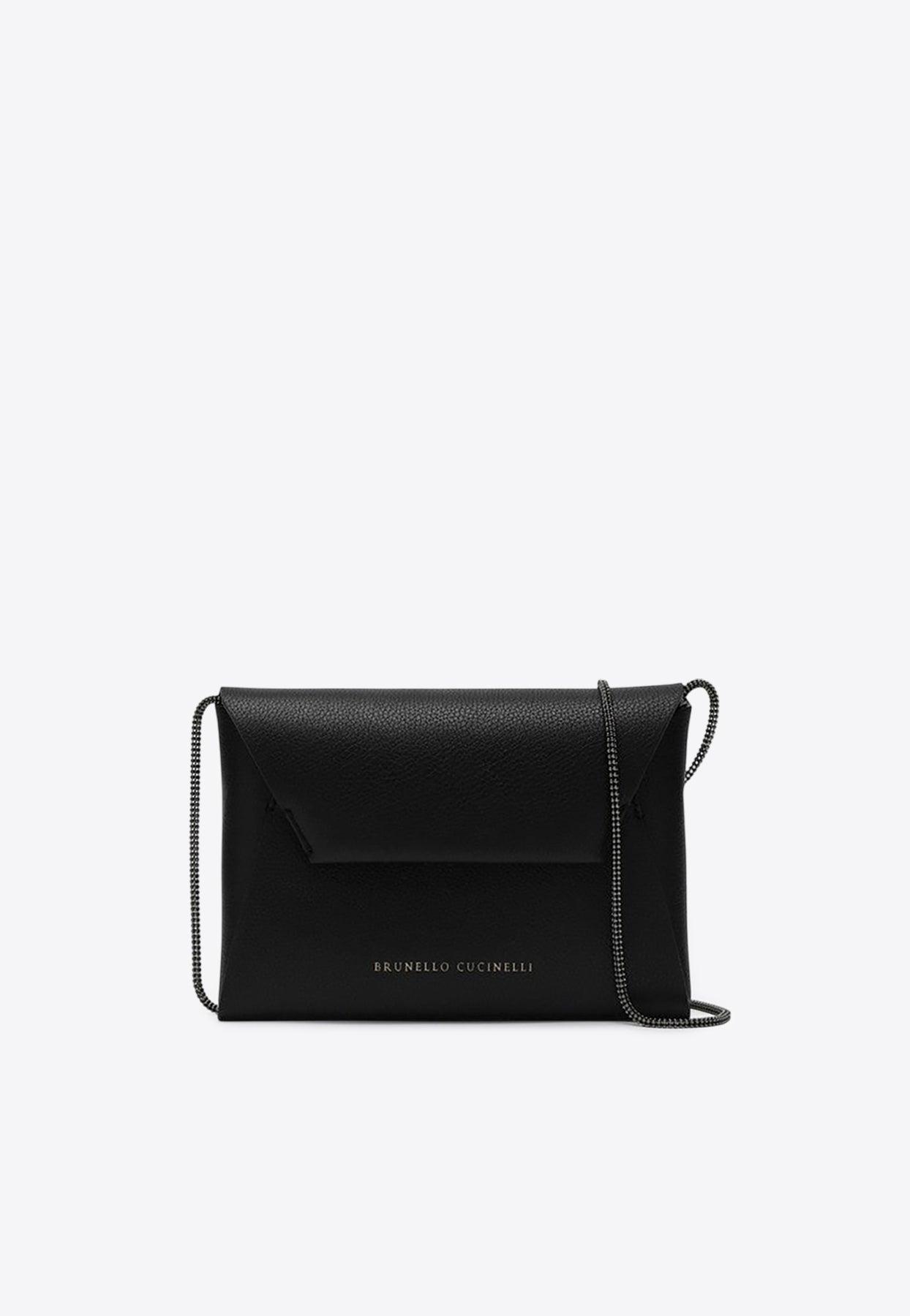 クラッチバッグ BRUNELLO CUCINELLI Bc duo clutch bag in suede Bc duo clutch bag in suede with monili BRUNELLO CUCINELLI