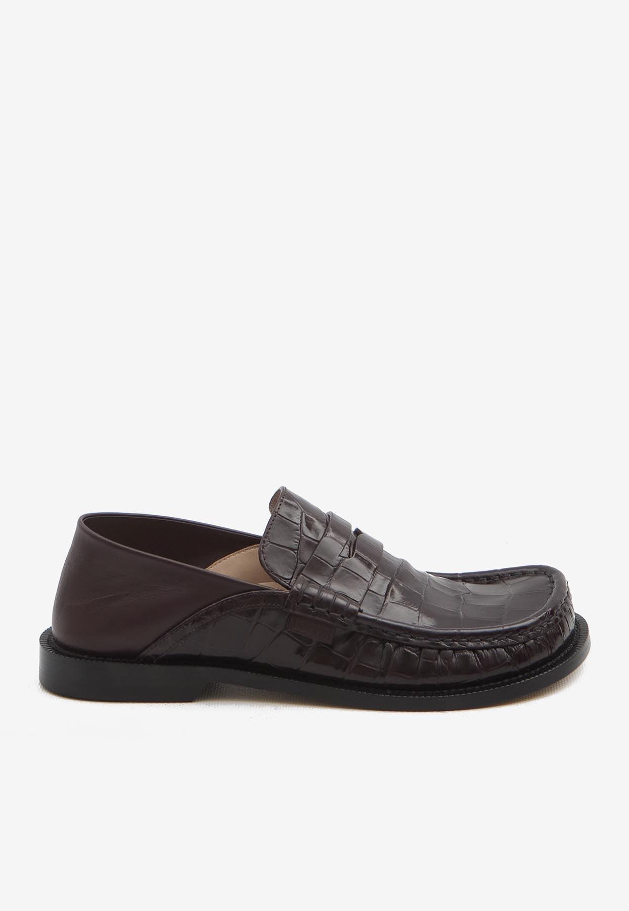 【関税&送料込】Loewe Ivory Leather Campo Loafers Loewe Ivory Leather Campo Loafers | Balardi