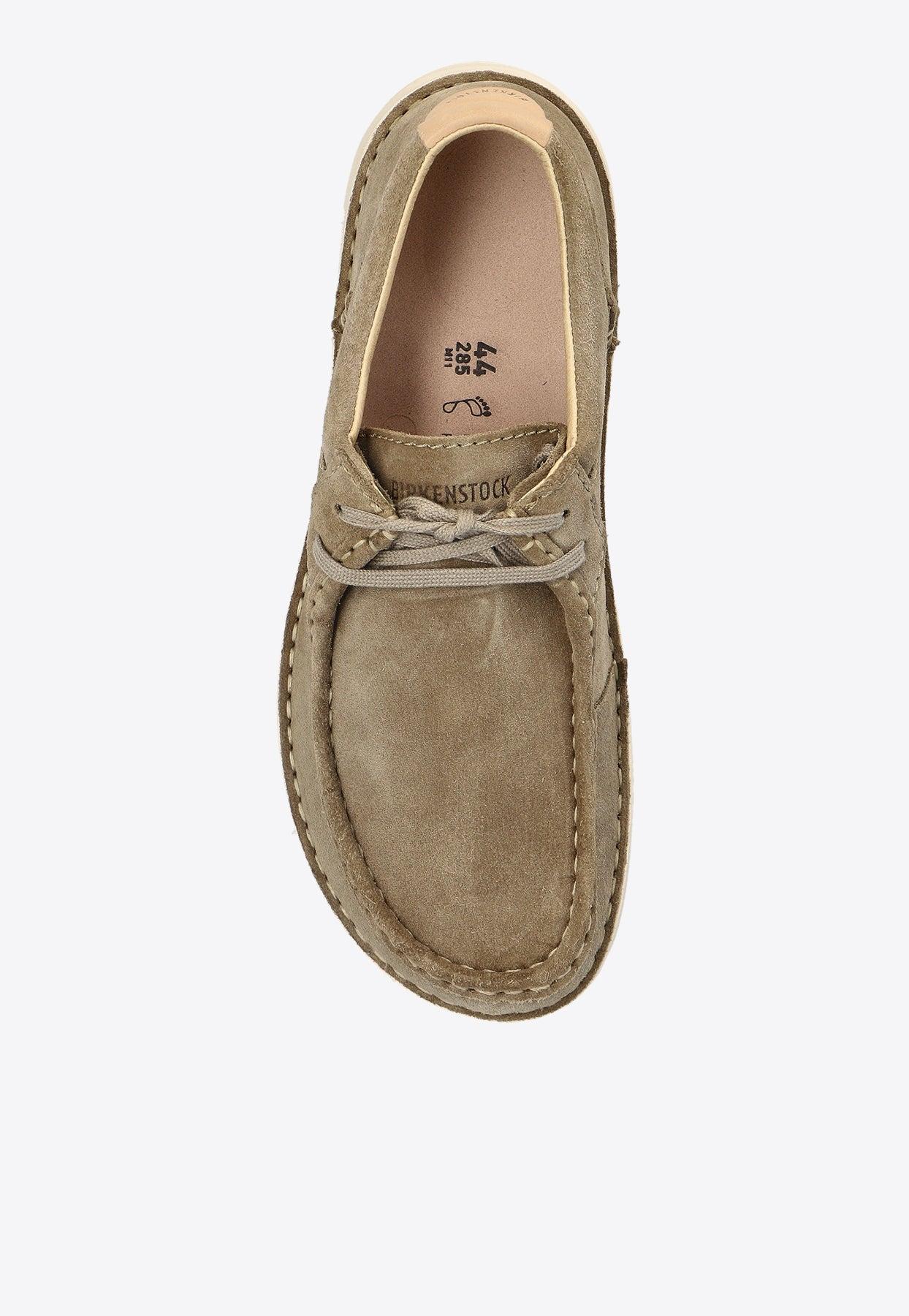 Birkenstock Men\'s Beige Suede Loafers Birkenstock Loafer Suede Casual Shoes for Men for sale | eBay main image 2