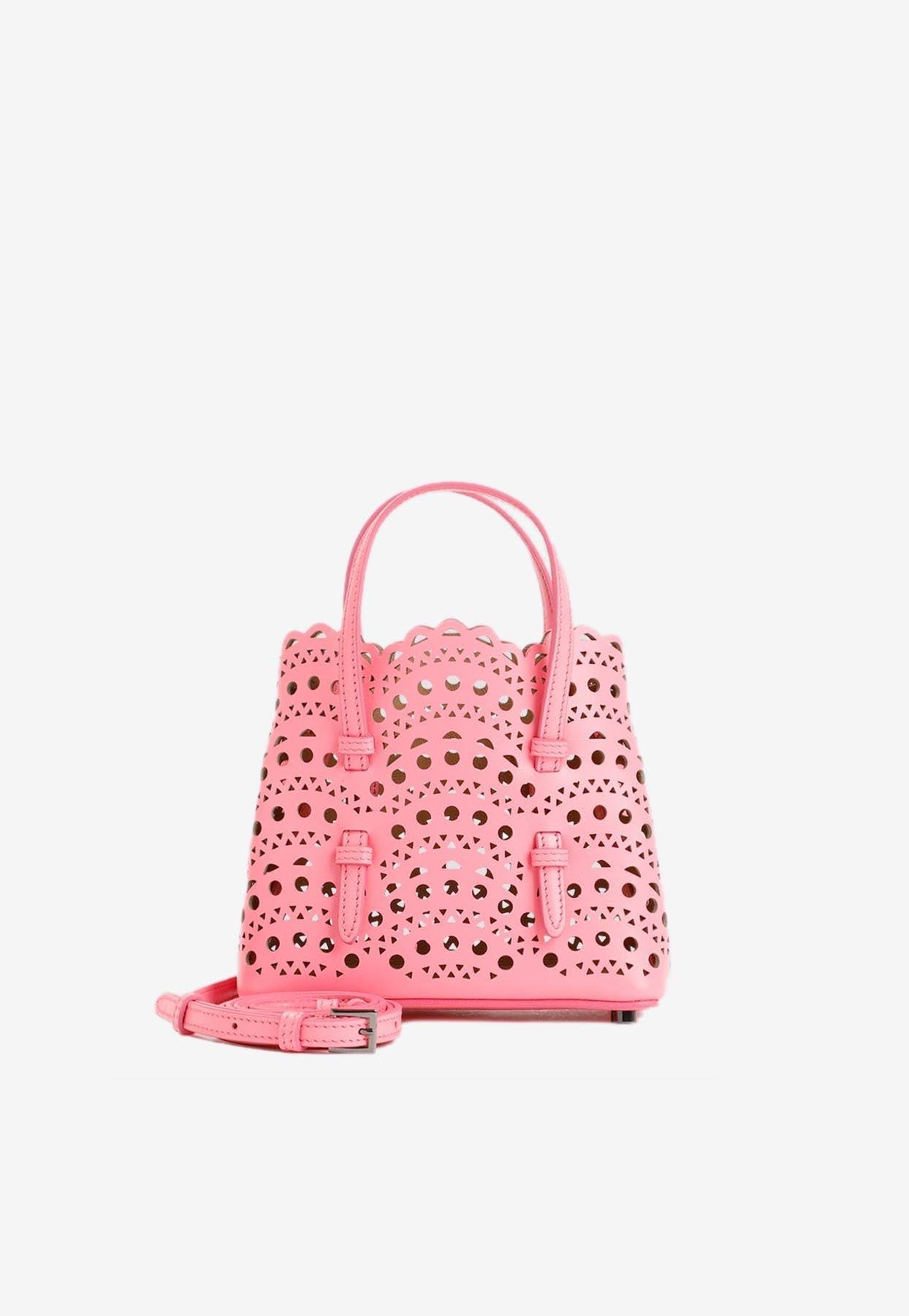Alaïa Mina 16 Top Handle Bag in Pink Lyst