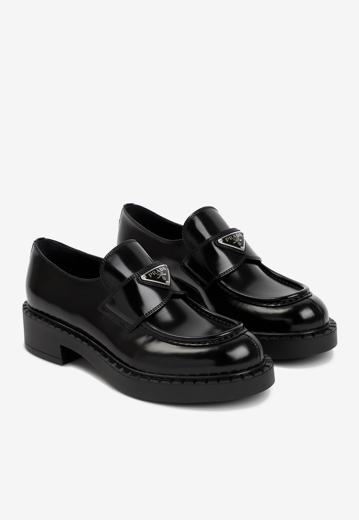 Signature Style: Logo Platform Loafer by Prada