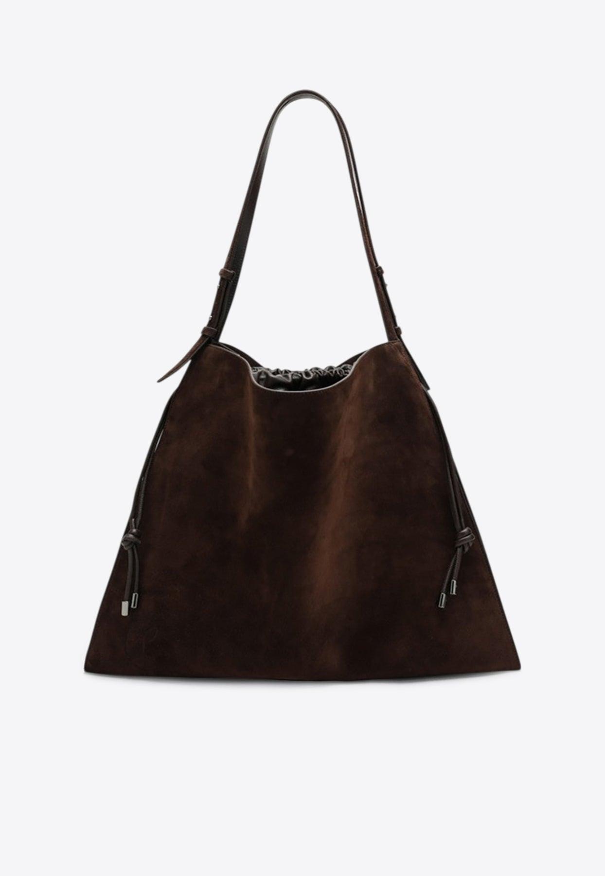 トートバッグ Christian Louboutin Brown suede Baggy tote bag Baggy suede tote bag in brown - Christian Louboutin | Mytheresa