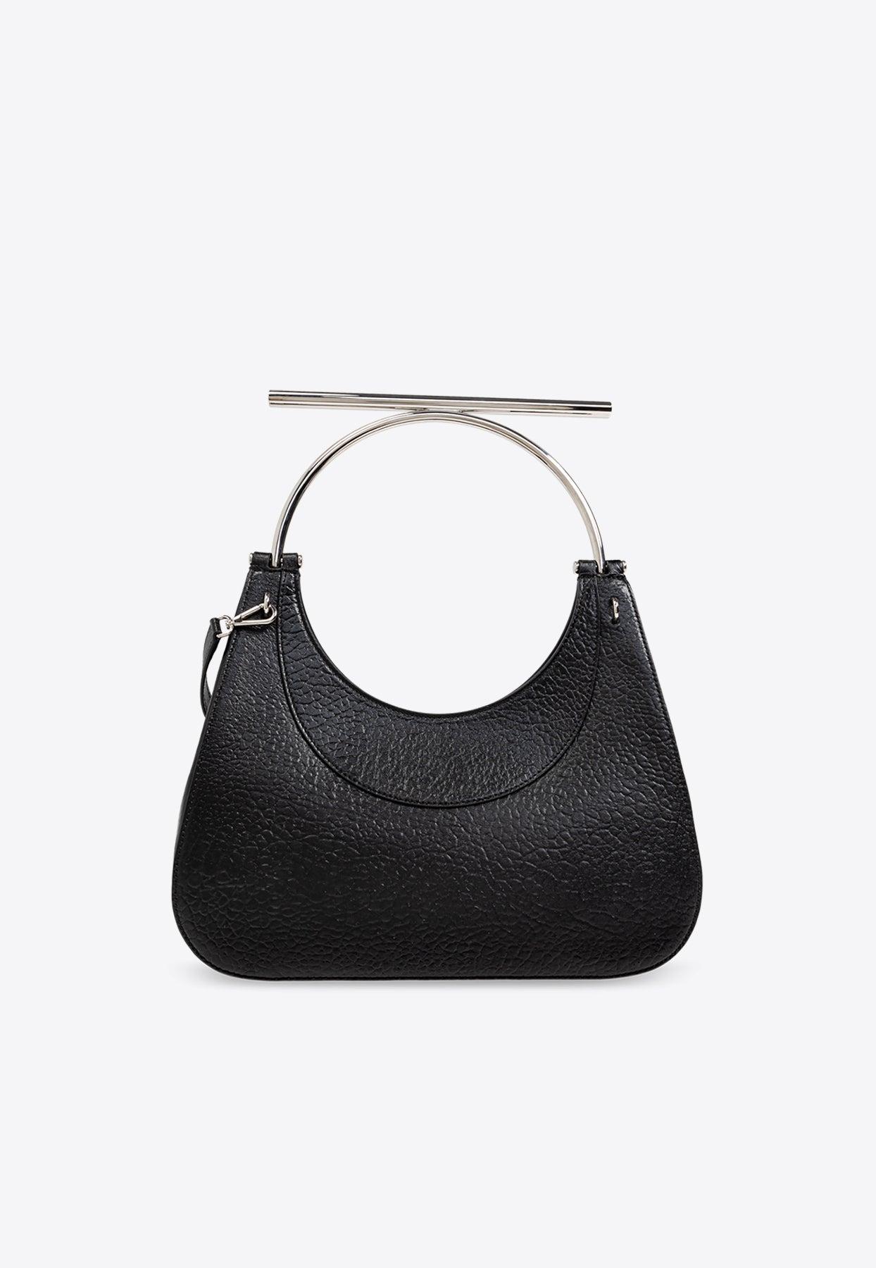 ハンドバッグ Alexander Mcqueen Black Leather Cross-Bar Handbag McQueen Cross-Bar Leather Top Handle Bag in Black | Lyst
