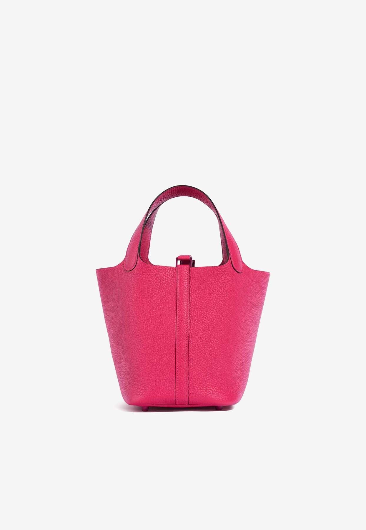 Hermes Picotin Lock 18 Bag Nude Pink Taurillon Clemence