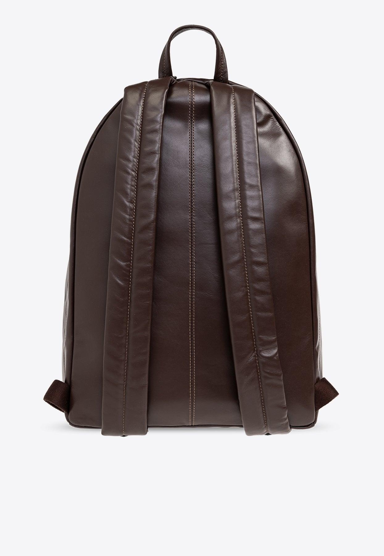 COACH Leather Backpack in Brown for Men | Lyst