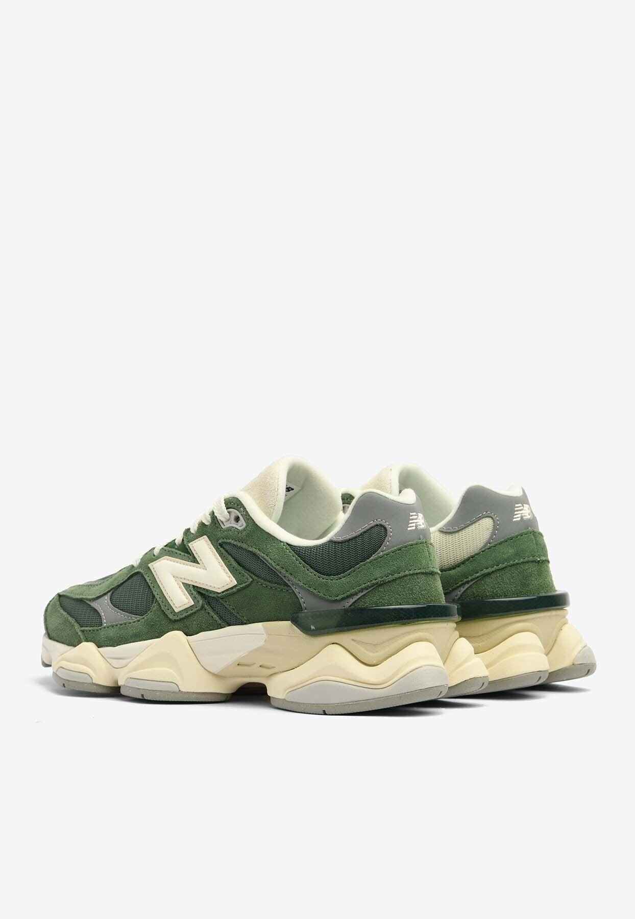 New Balance 9060 Low-top Sneakers In Nori in Green | Lyst