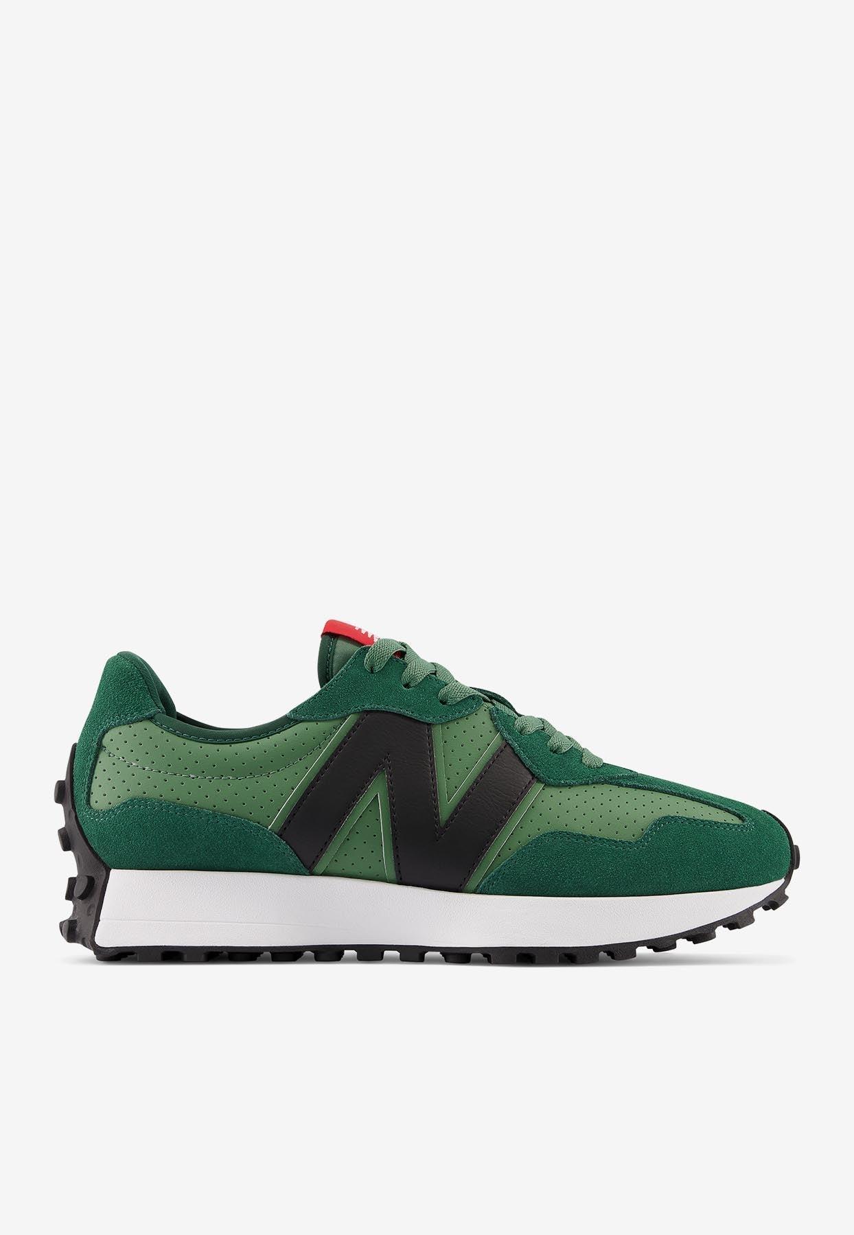 New Balance 327 Lunar New Year Low-top Sneakers In Green With Black for Men  | Lyst