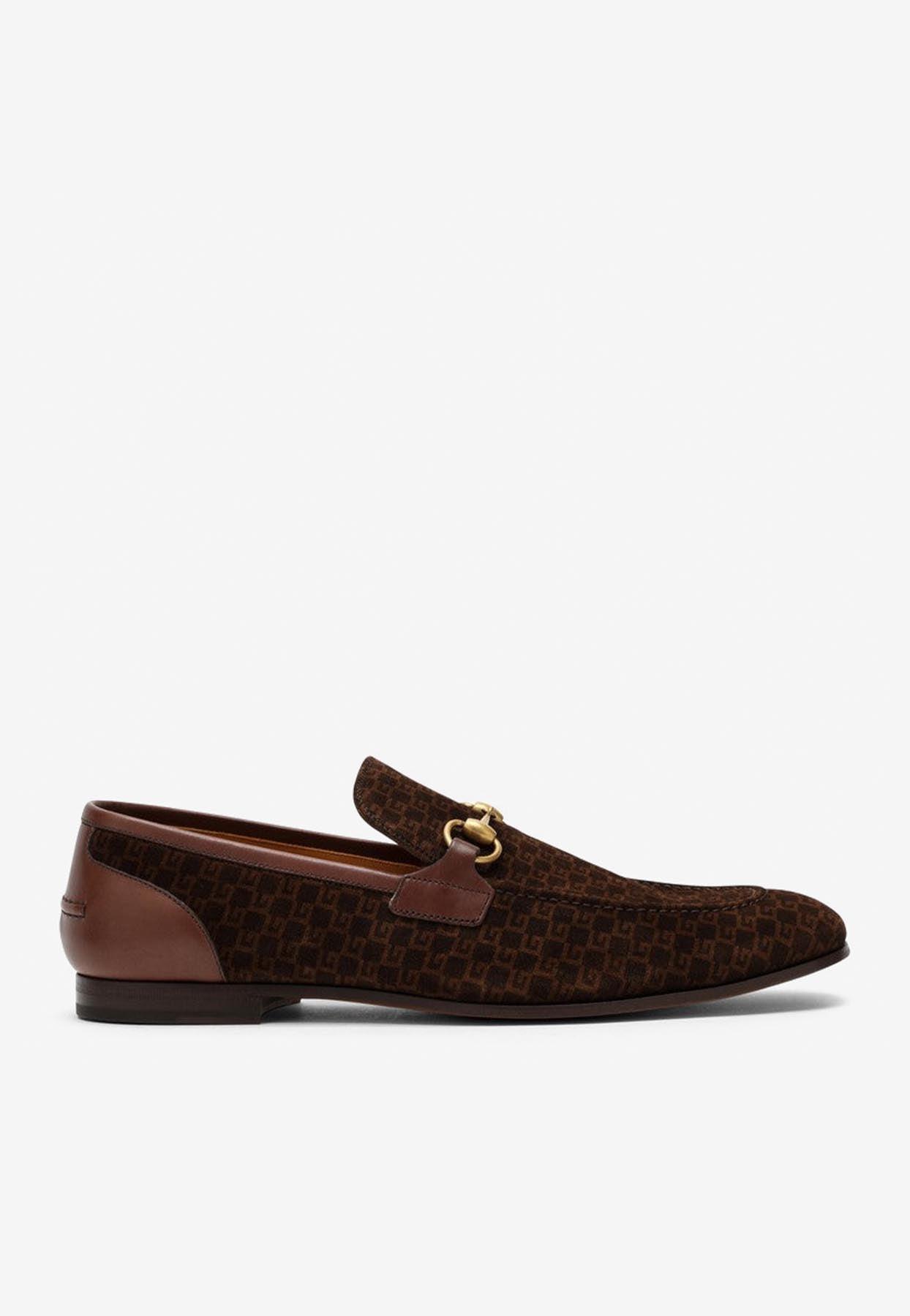 gucci jordaan embroidered loafers