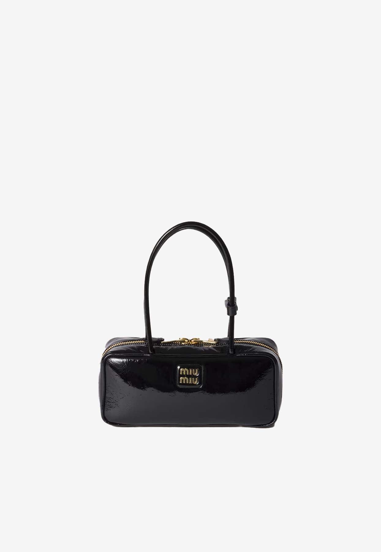 【MIU MIU】BEAU NAPLAK PATENT LEATHER BAG MIU MIU - Women Beau Naplak Patent Leather Bag – Atelier New