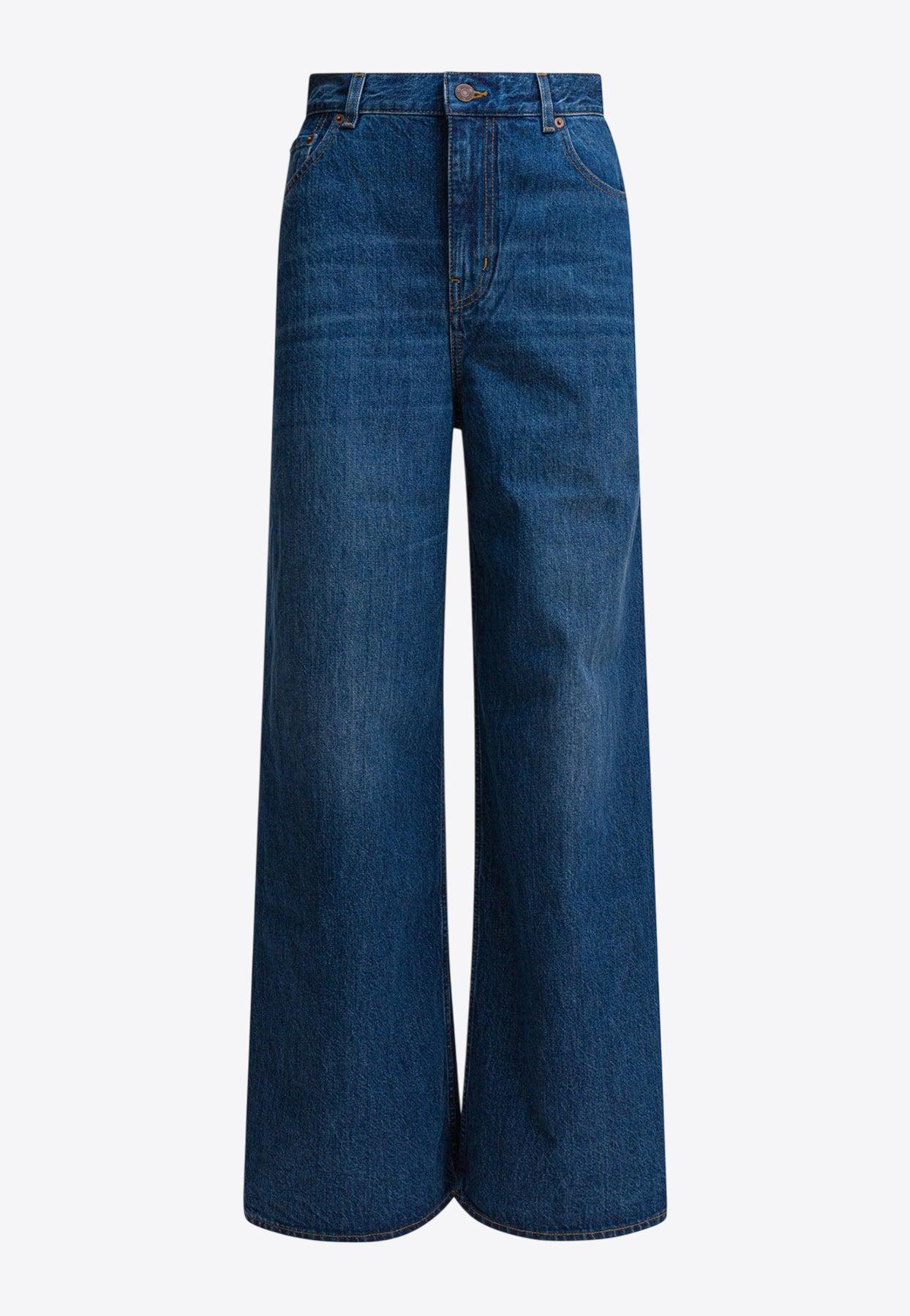 デニム・ジーパン CHLOE LOOSE BLACK WASHED JEANS Chloe Women's Chloe Denim | Chloé US official site