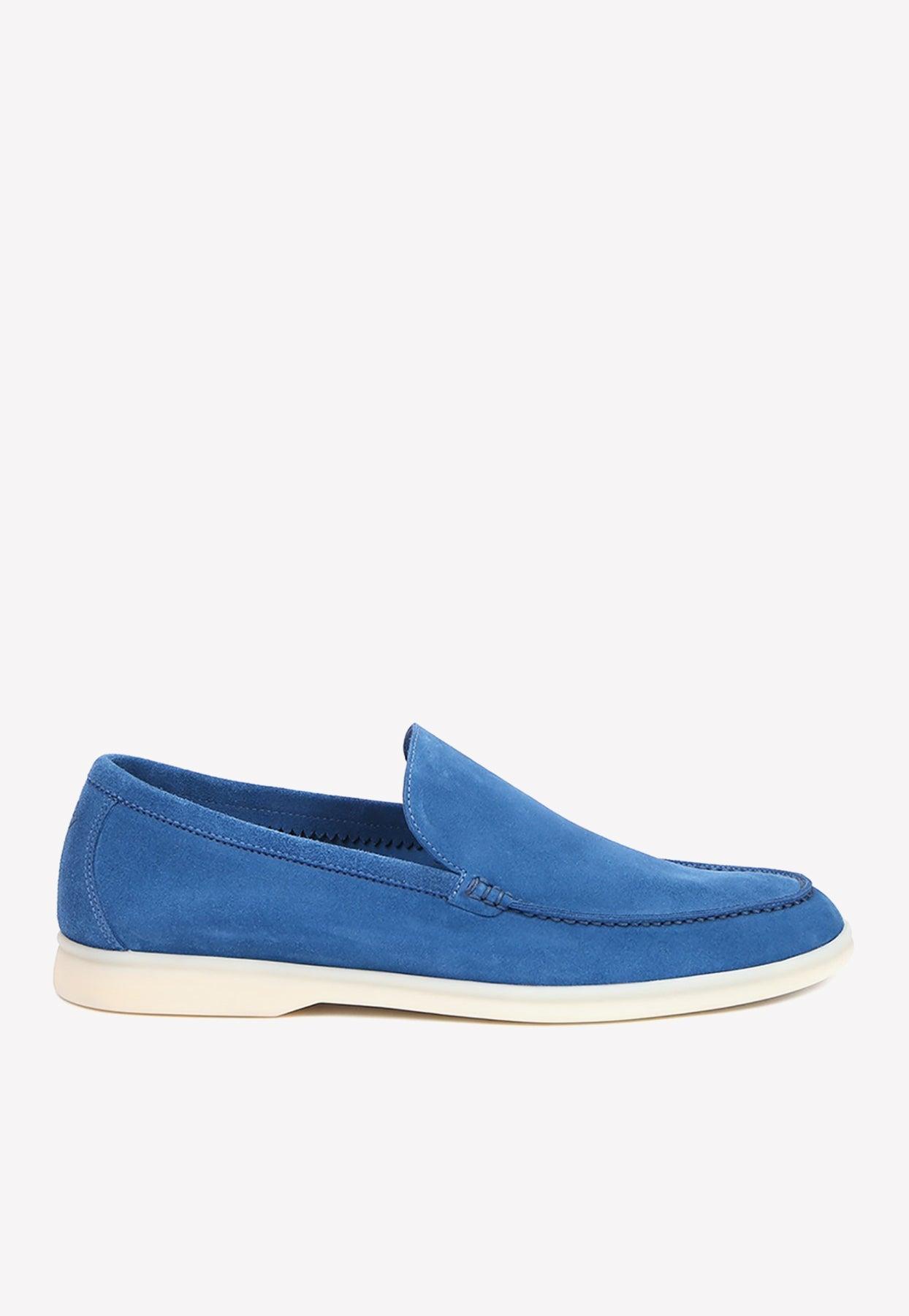 loro piana summer walk suede loafers