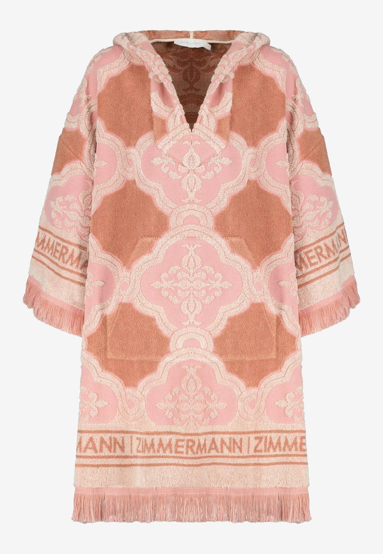 Zimmermann Cotton Jeannie Terry Towel Dress in Pink Lyst