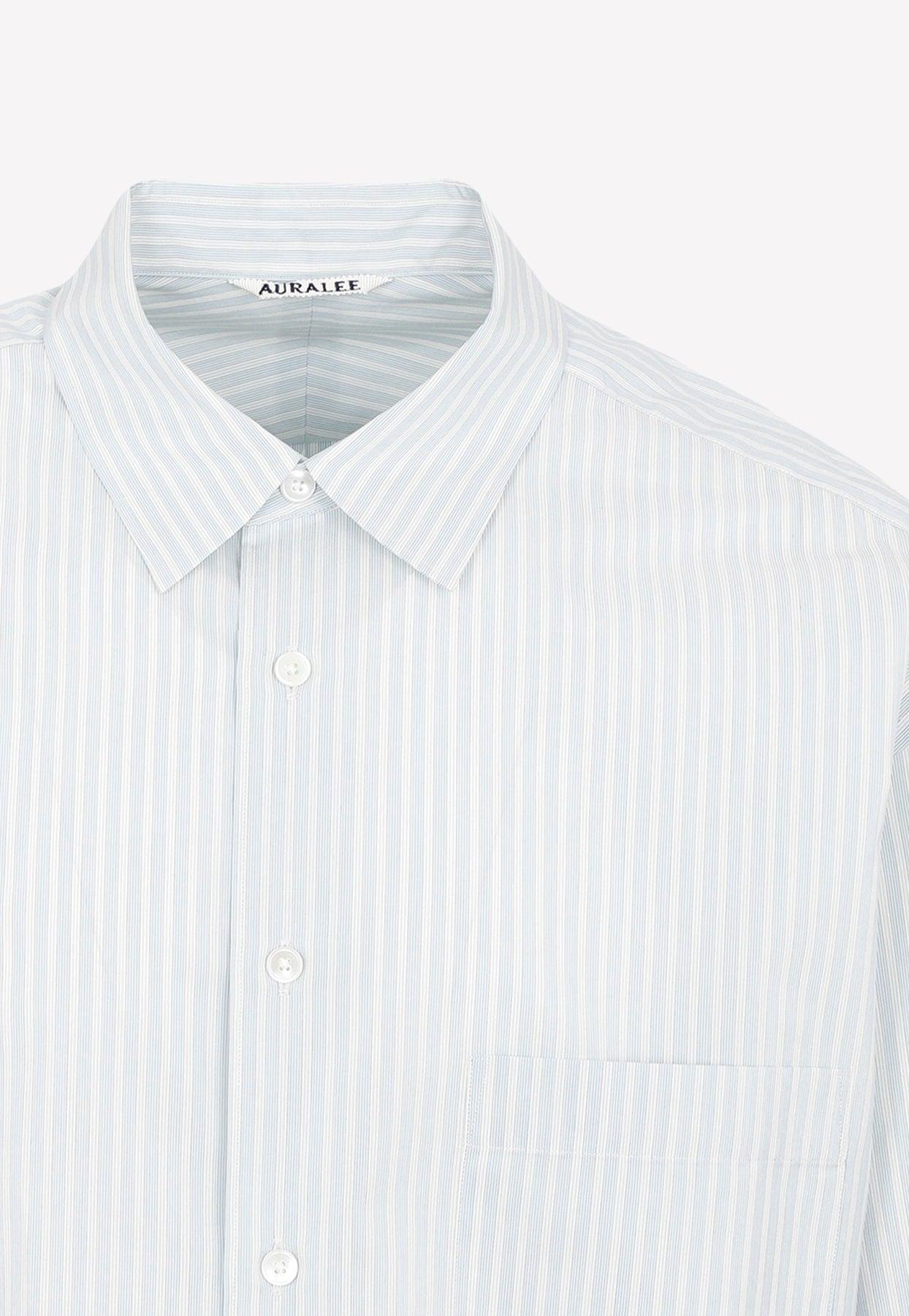 AURALEE half sleeve stripe shirt【size5】-