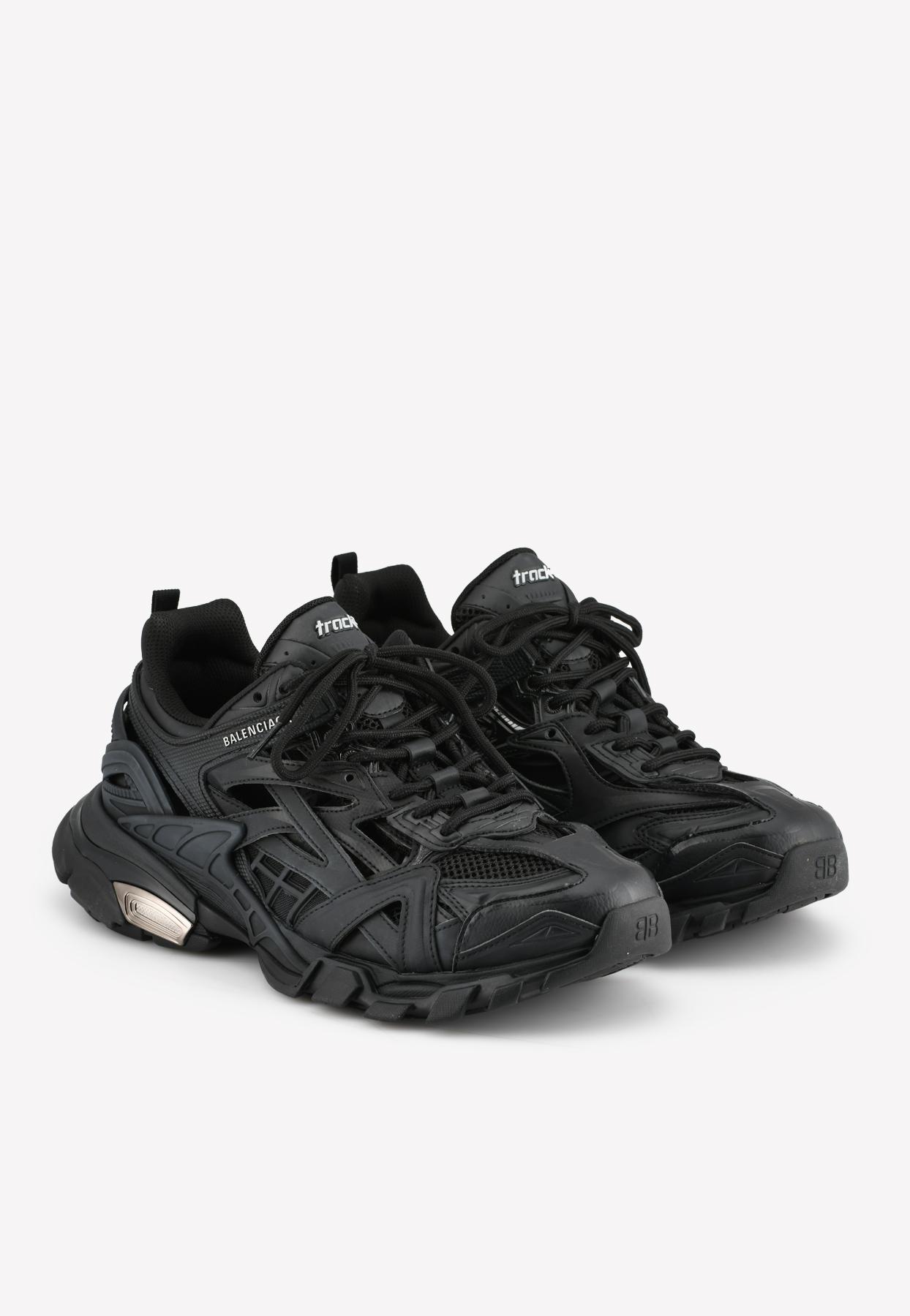 Balenciaga Synthetic Track Sneakers In Mesh And Nylon in Black for Men ...