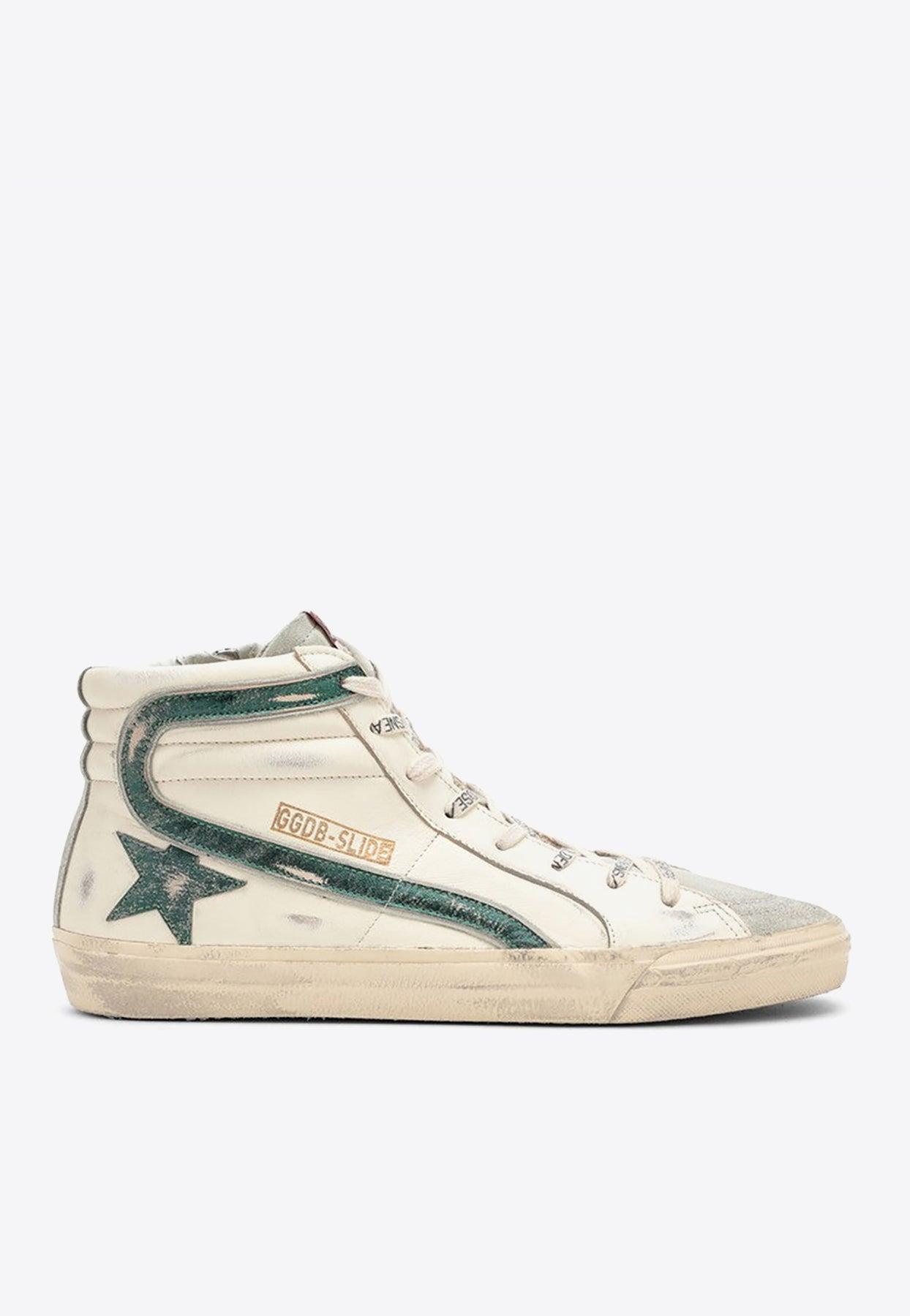 golden goose slide high top
