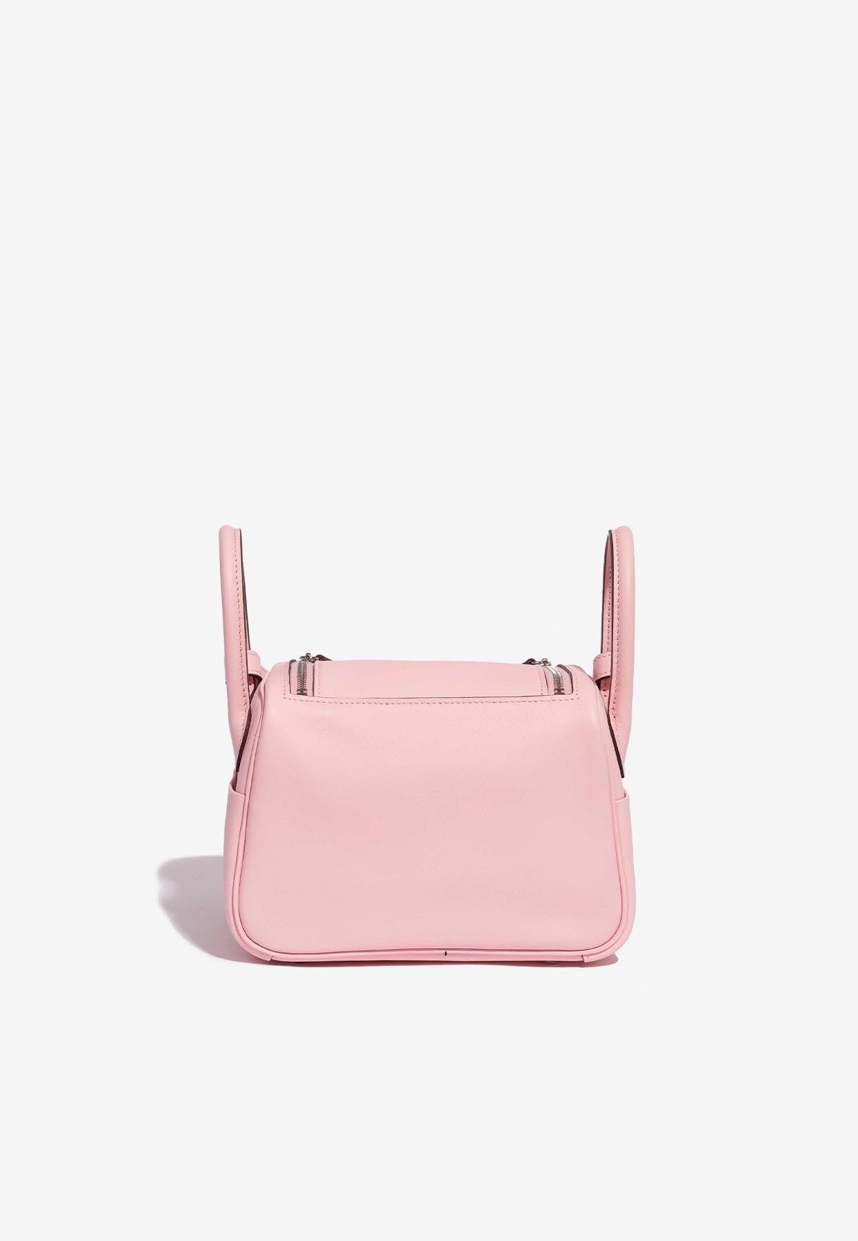 Hermes Rose Azalee Pink Swift Lindy 26 Handbag