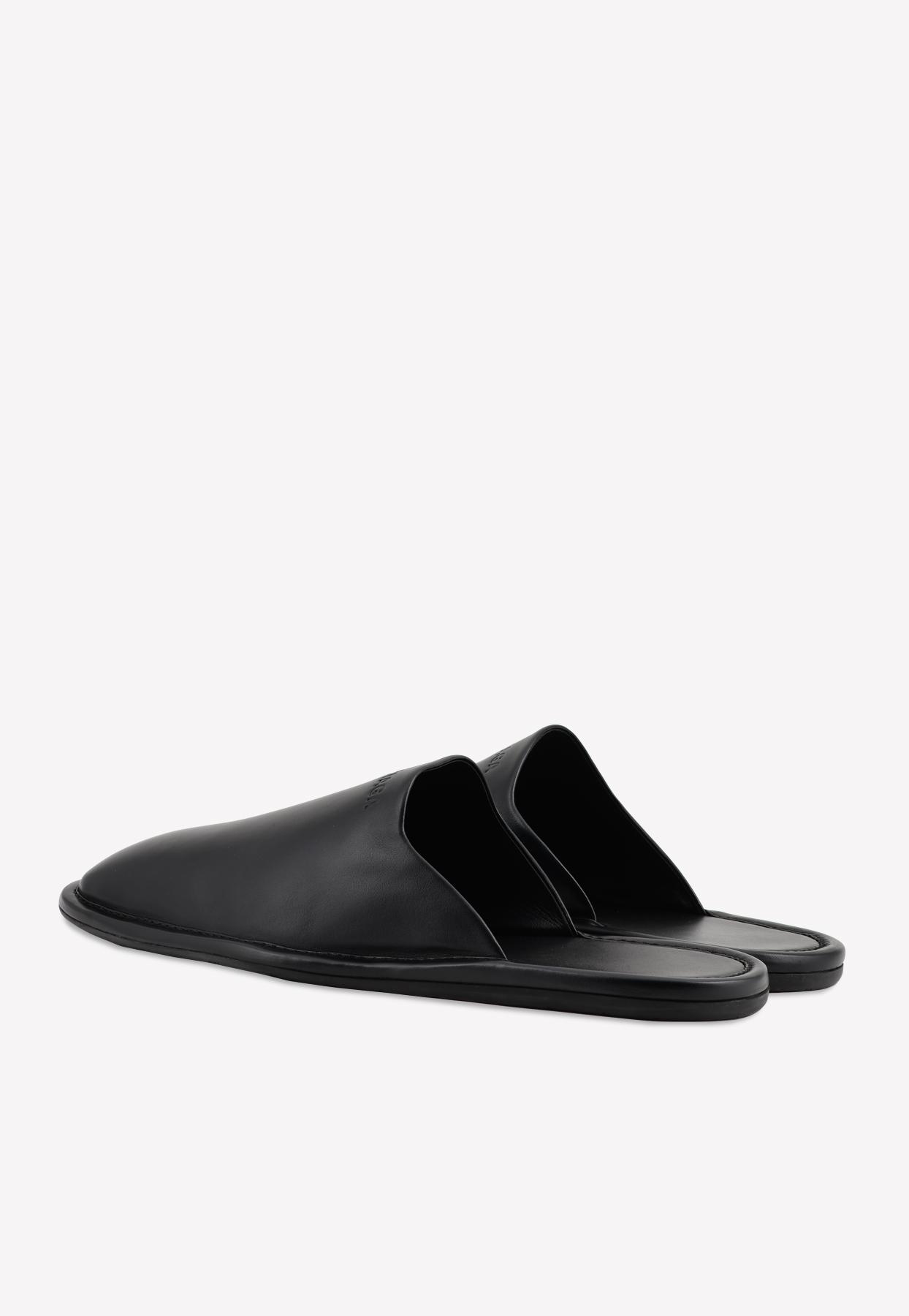 Balenciaga Cosy Carrera Leather Mules in Black for Men Lyst