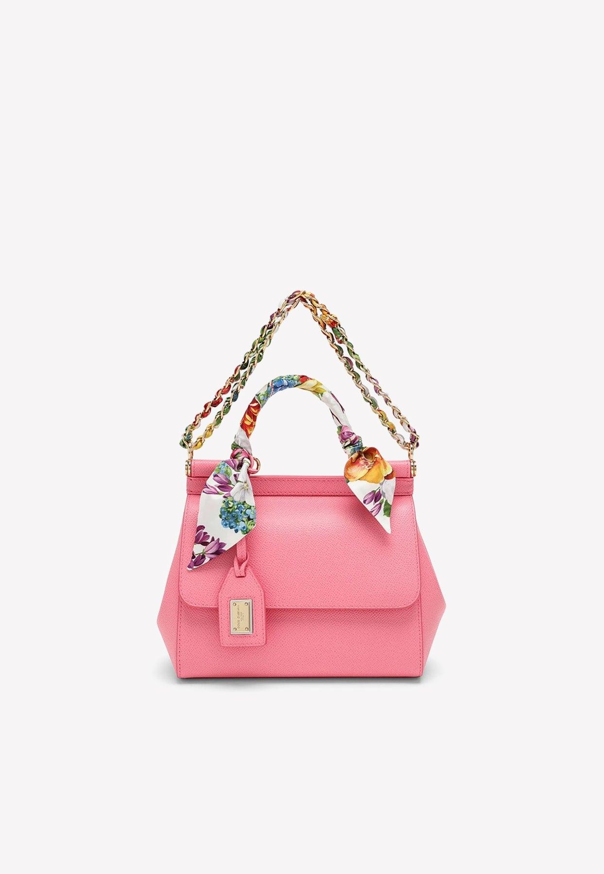 Small Sicily handbag in Pink