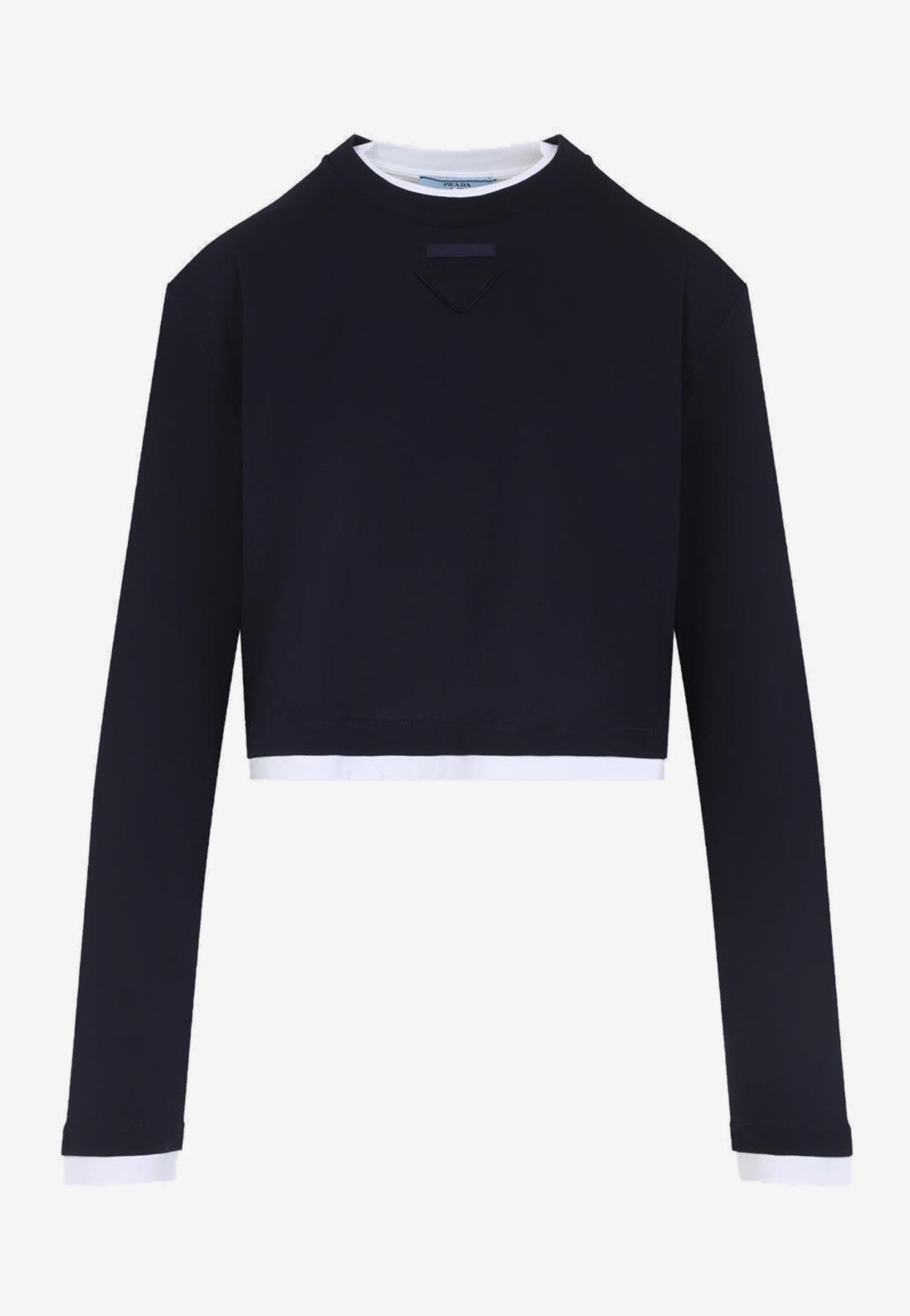 Women's Prada Long-sleeved tops | Lyst