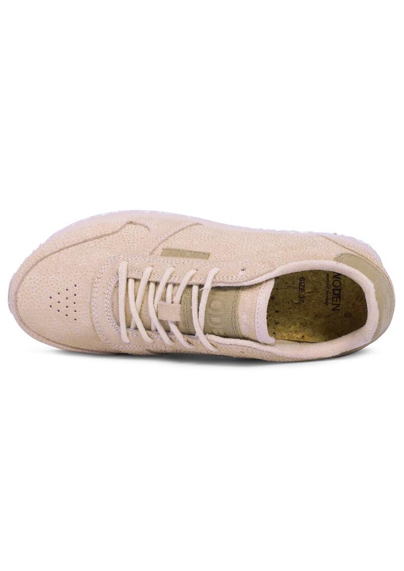 Woden Leather Ydun Pearl Trainers Pink -
