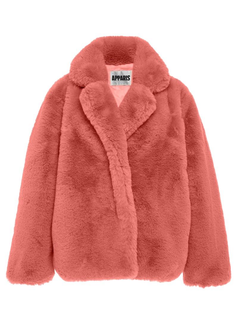 apparis faux fur jacket