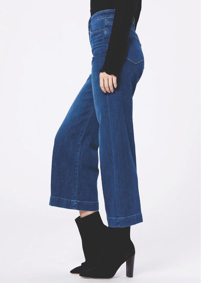 PAIGE Denim Anessa Cropped Wide Leg 