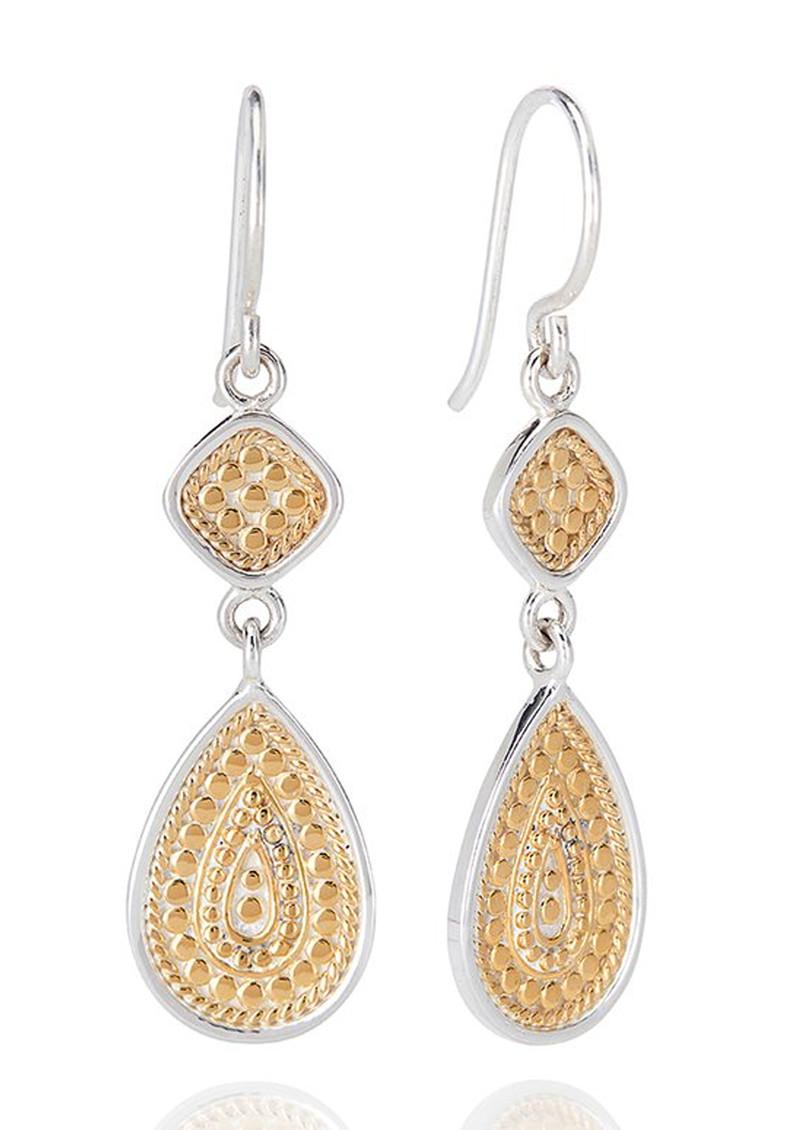 Anna Beck Signature Beaded Double Drop Earrings in Gold (Metallic) - Lyst