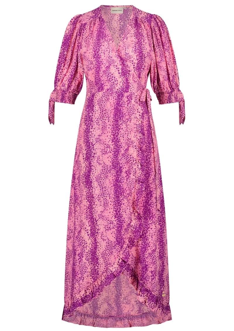 FABIENNE CHAPOT Channa Wrap Dress in Pink | Lyst