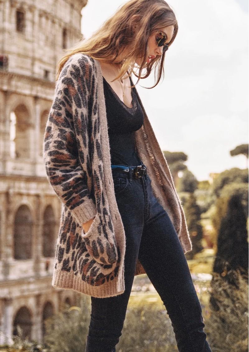 rails leopard sweater